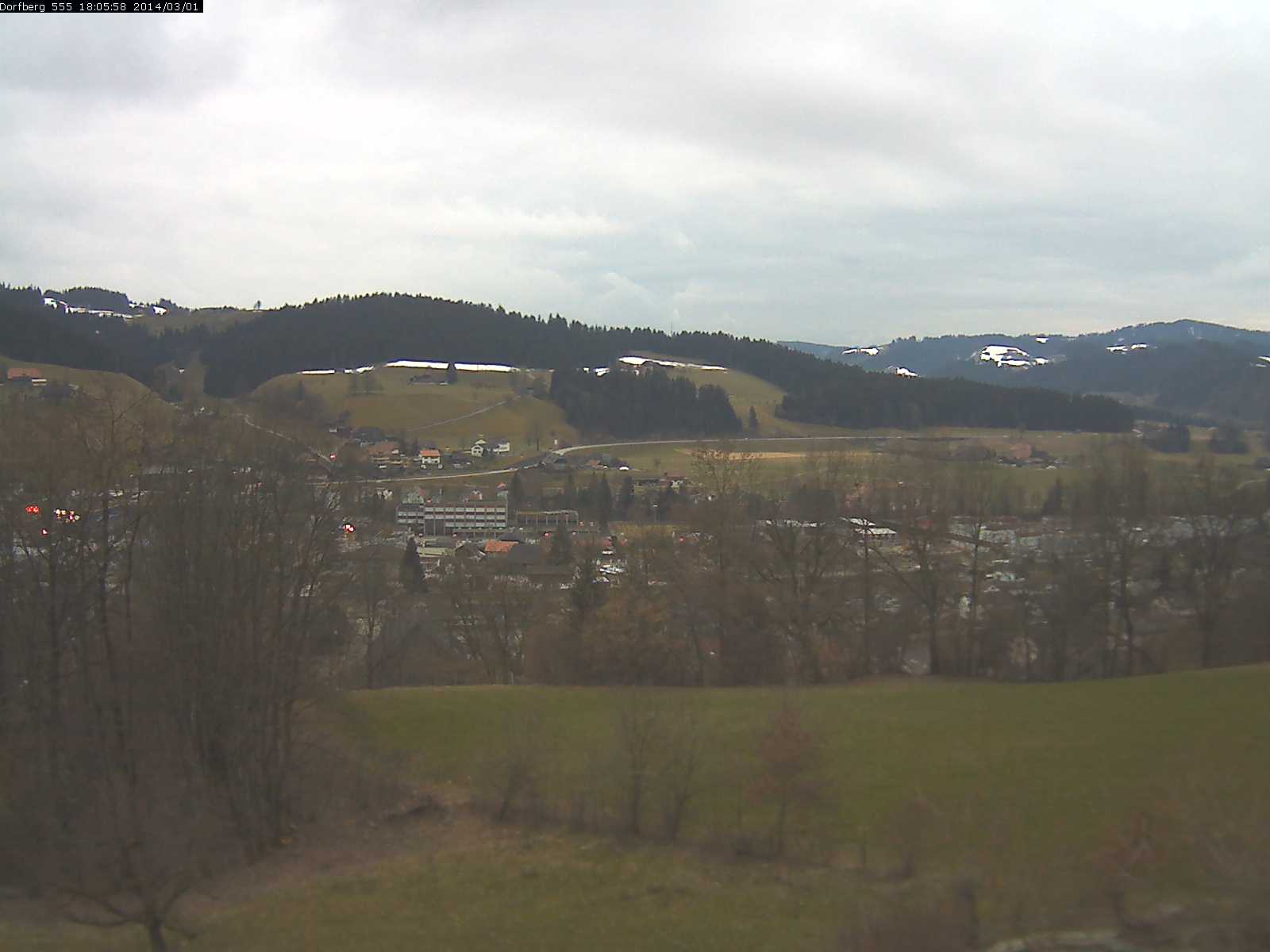Webcam-Bild: Aussicht vom Dorfberg in Langnau 20140301-180600