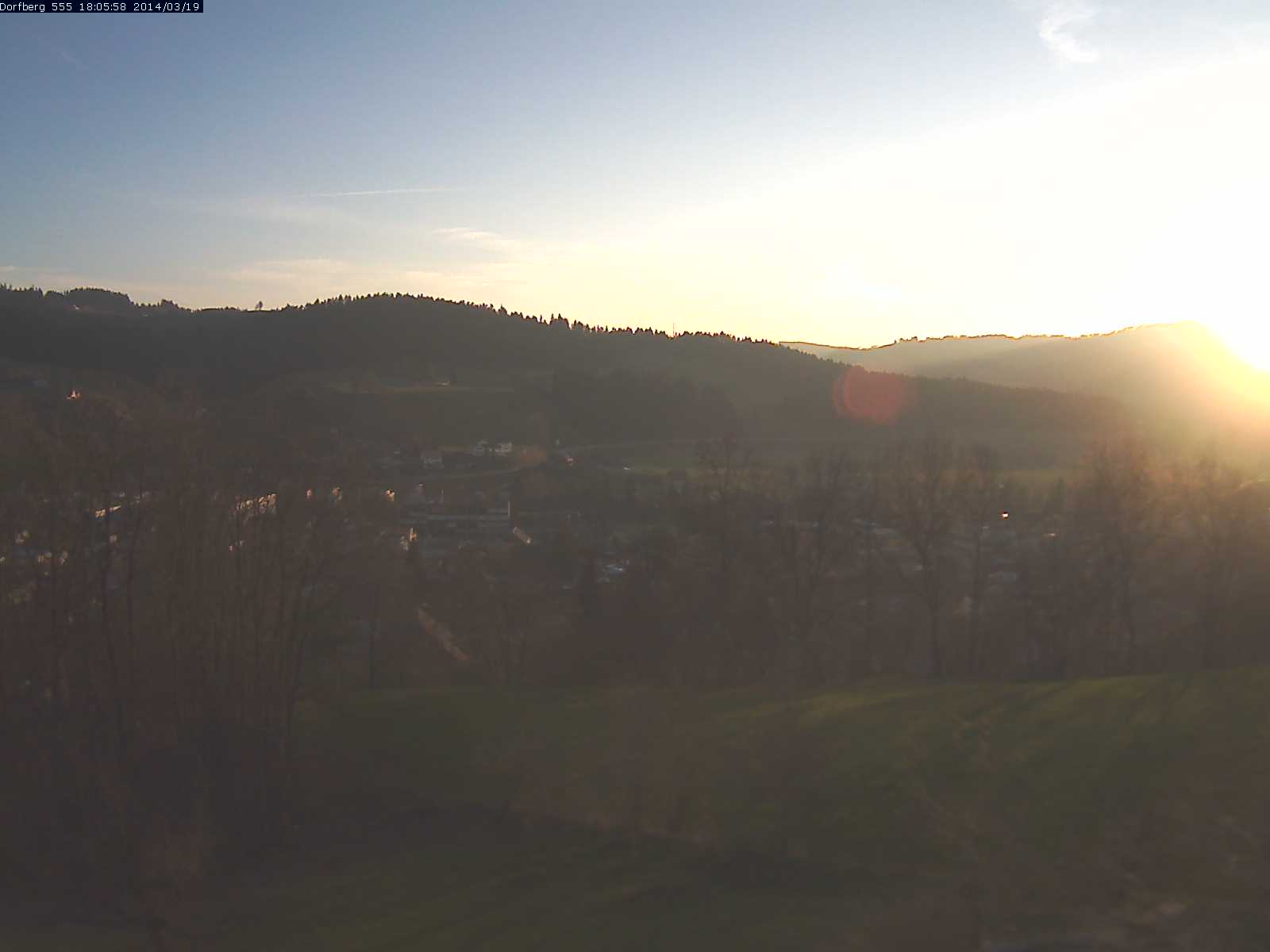 Webcam-Bild: Aussicht vom Dorfberg in Langnau 20140319-180600
