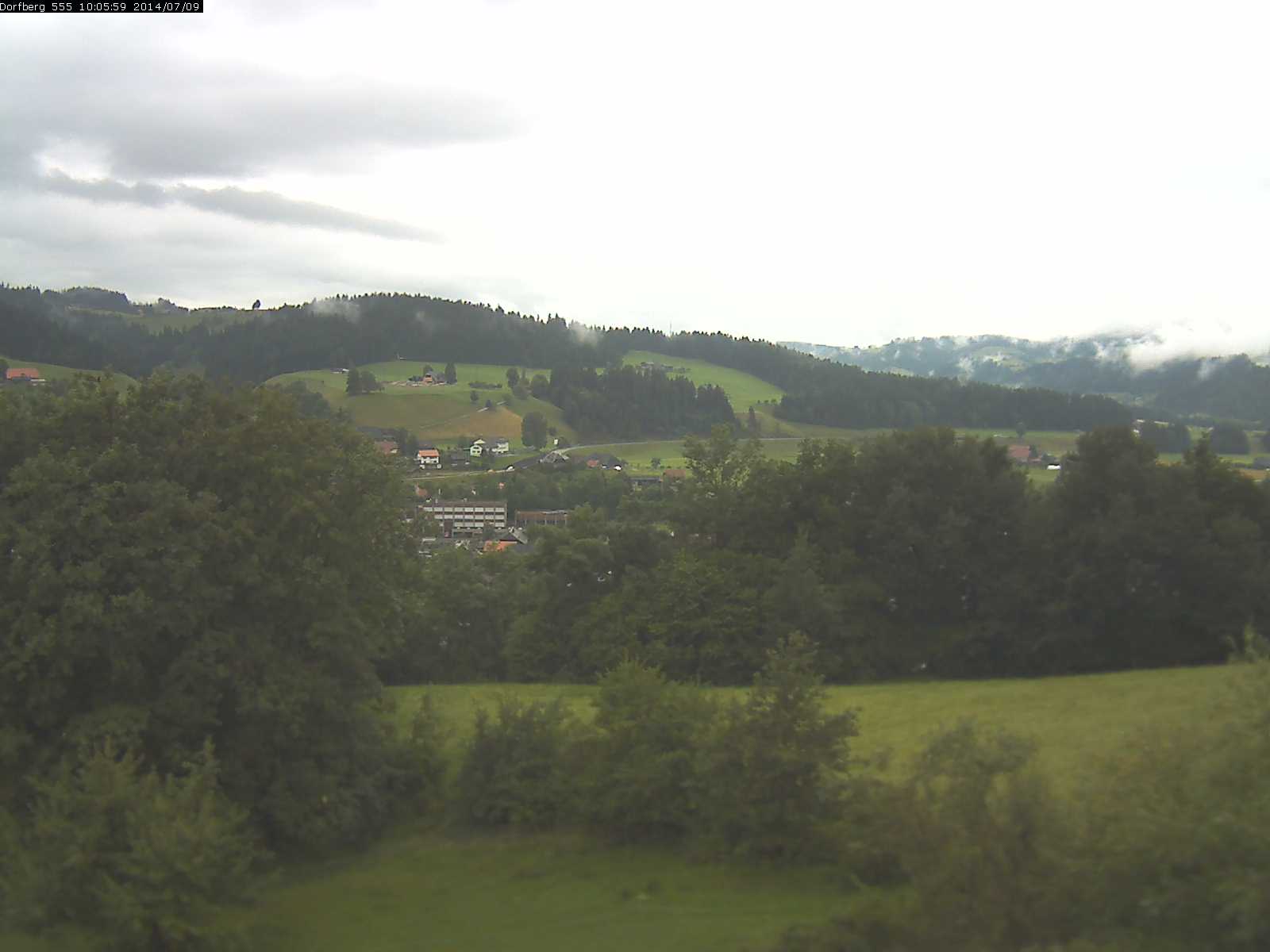 Webcam-Bild: Aussicht vom Dorfberg in Langnau 20140709-100600