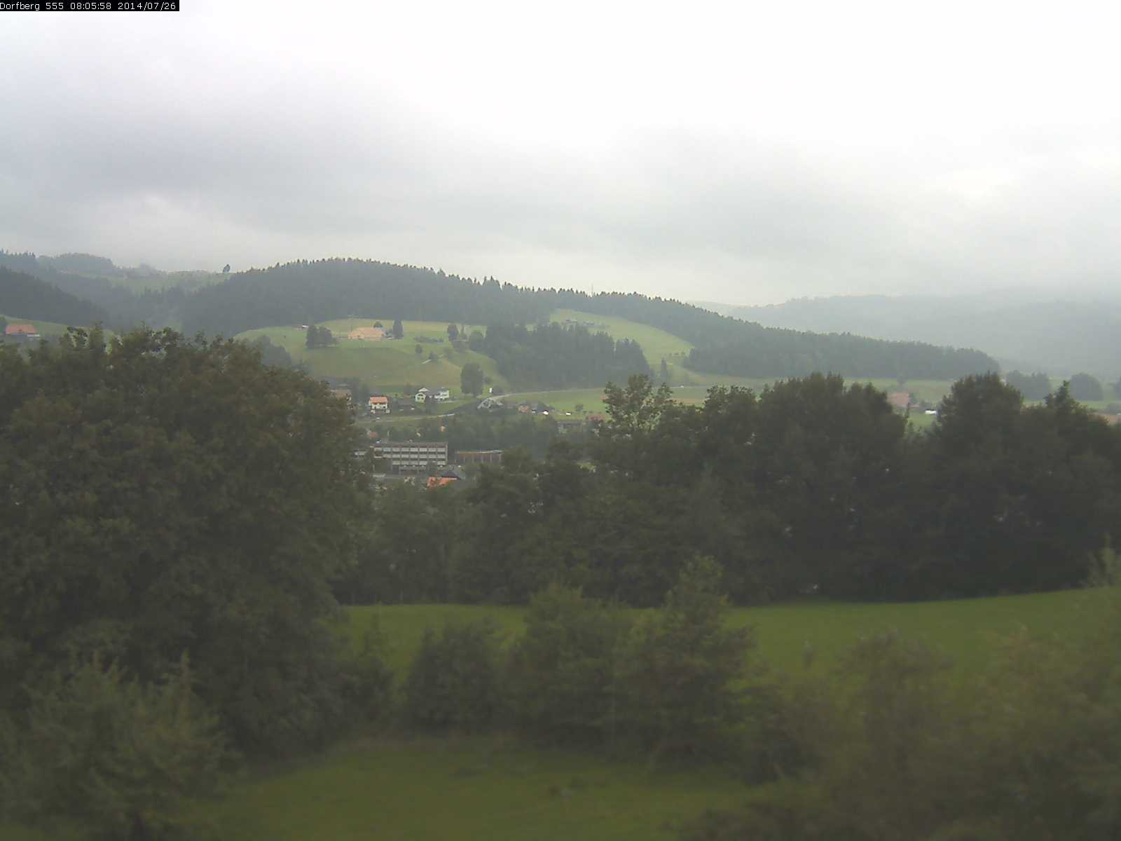 Webcam-Bild: Aussicht vom Dorfberg in Langnau 20140726-080600