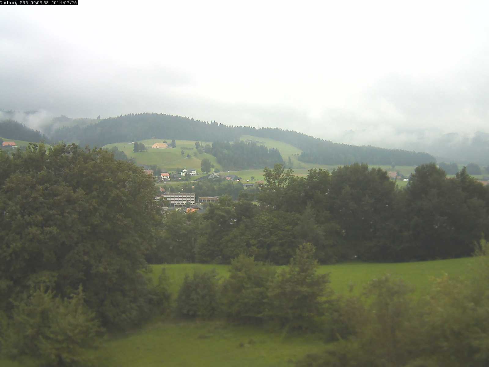 Webcam-Bild: Aussicht vom Dorfberg in Langnau 20140726-090600