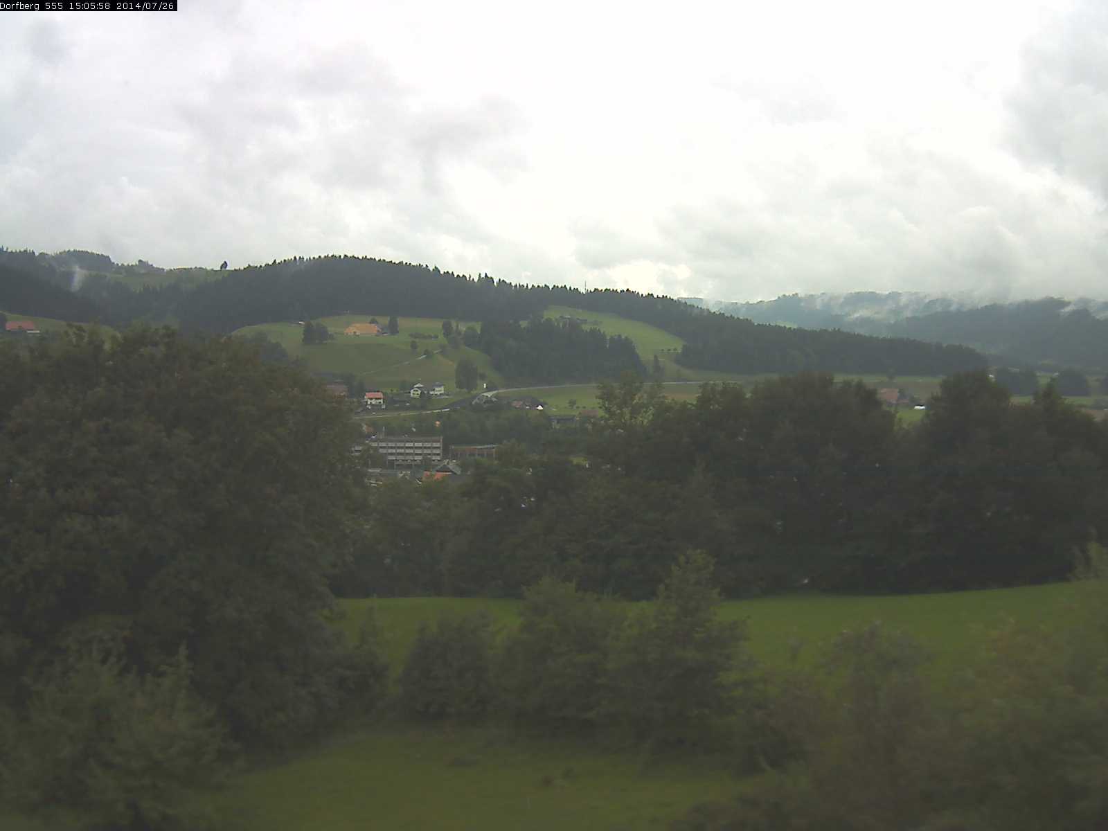 Webcam-Bild: Aussicht vom Dorfberg in Langnau 20140726-150600