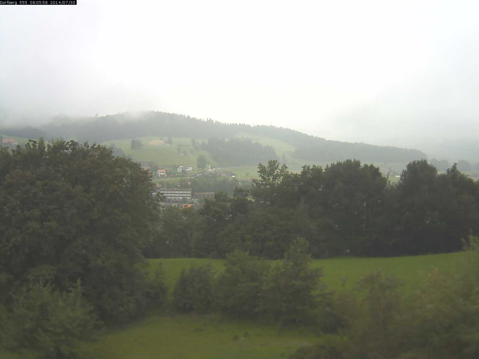 Webcam-Bild: Aussicht vom Dorfberg in Langnau 20140730-080600