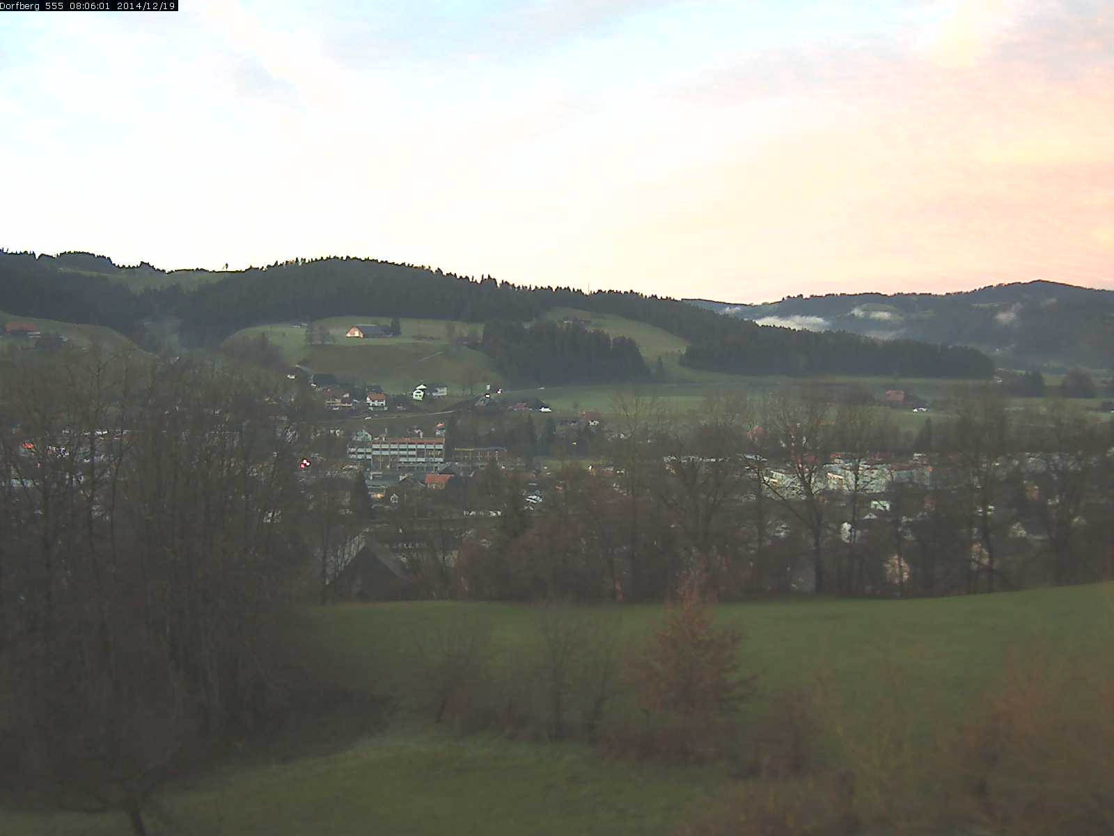 Webcam-Bild: Aussicht vom Dorfberg in Langnau 20141219-080601