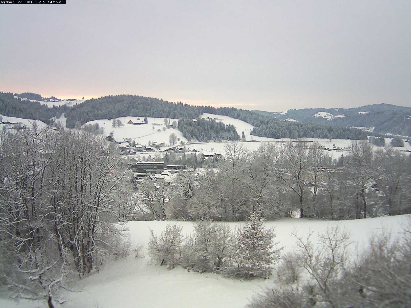 Webcam-Bild: Aussicht vom Dorfberg in Langnau 20141230-080601