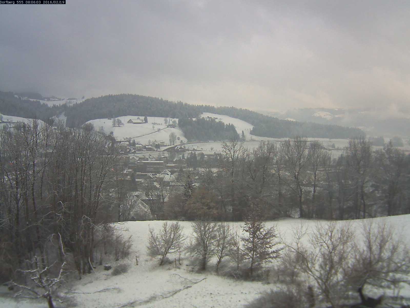 Webcam-Bild: Aussicht vom Dorfberg in Langnau 20160219-080601