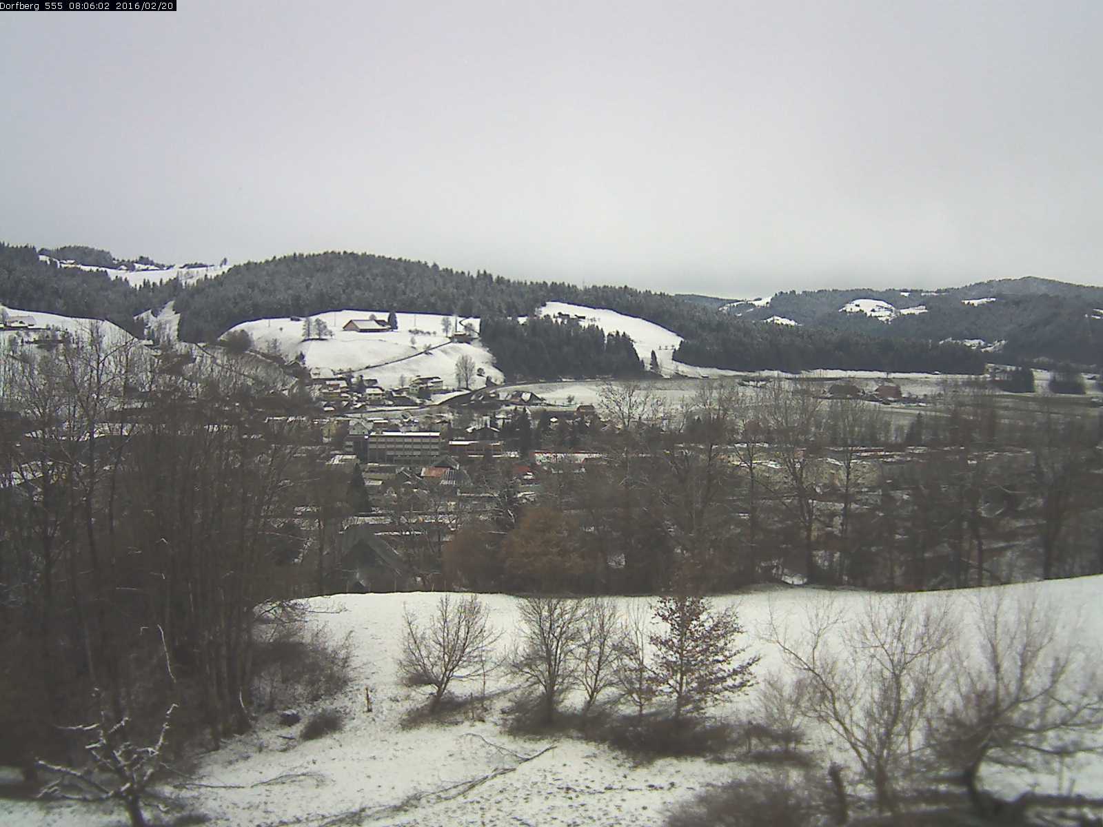 Webcam-Bild: Aussicht vom Dorfberg in Langnau 20160220-080601