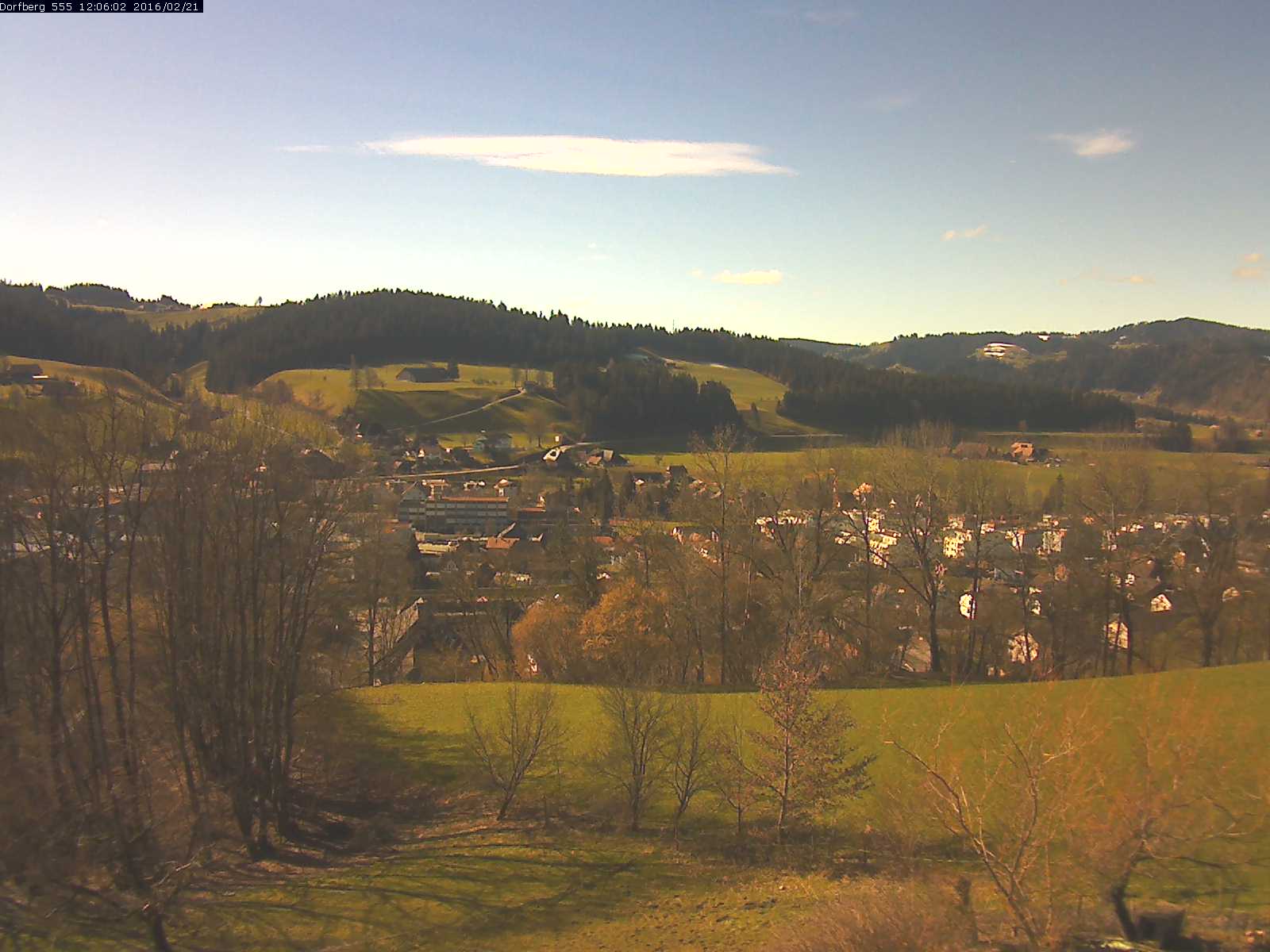 Webcam-Bild: Aussicht vom Dorfberg in Langnau 20160221-120601