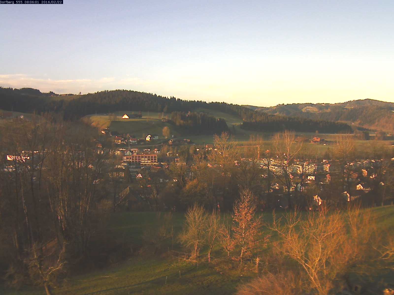 Webcam-Bild: Aussicht vom Dorfberg in Langnau 20160222-080601