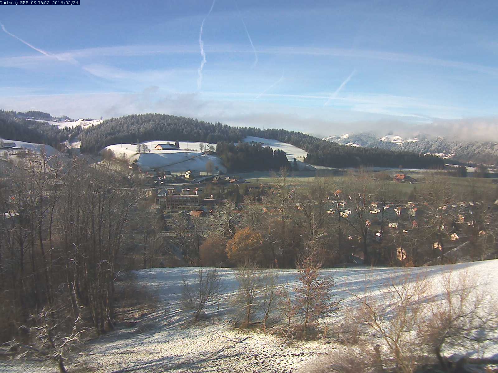 Webcam-Bild: Aussicht vom Dorfberg in Langnau 20160224-090601