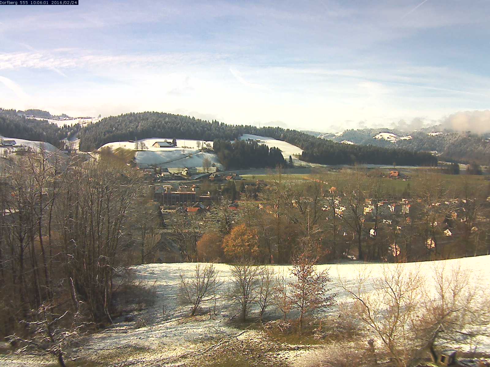 Webcam-Bild: Aussicht vom Dorfberg in Langnau 20160224-100601
