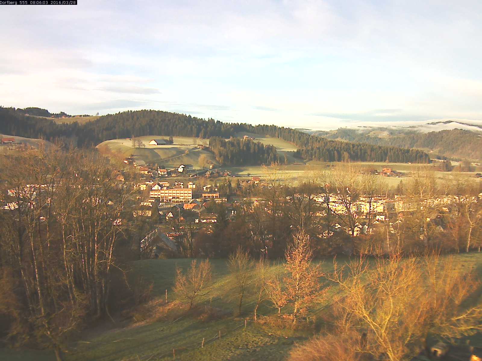 Webcam-Bild: Aussicht vom Dorfberg in Langnau 20160328-080601