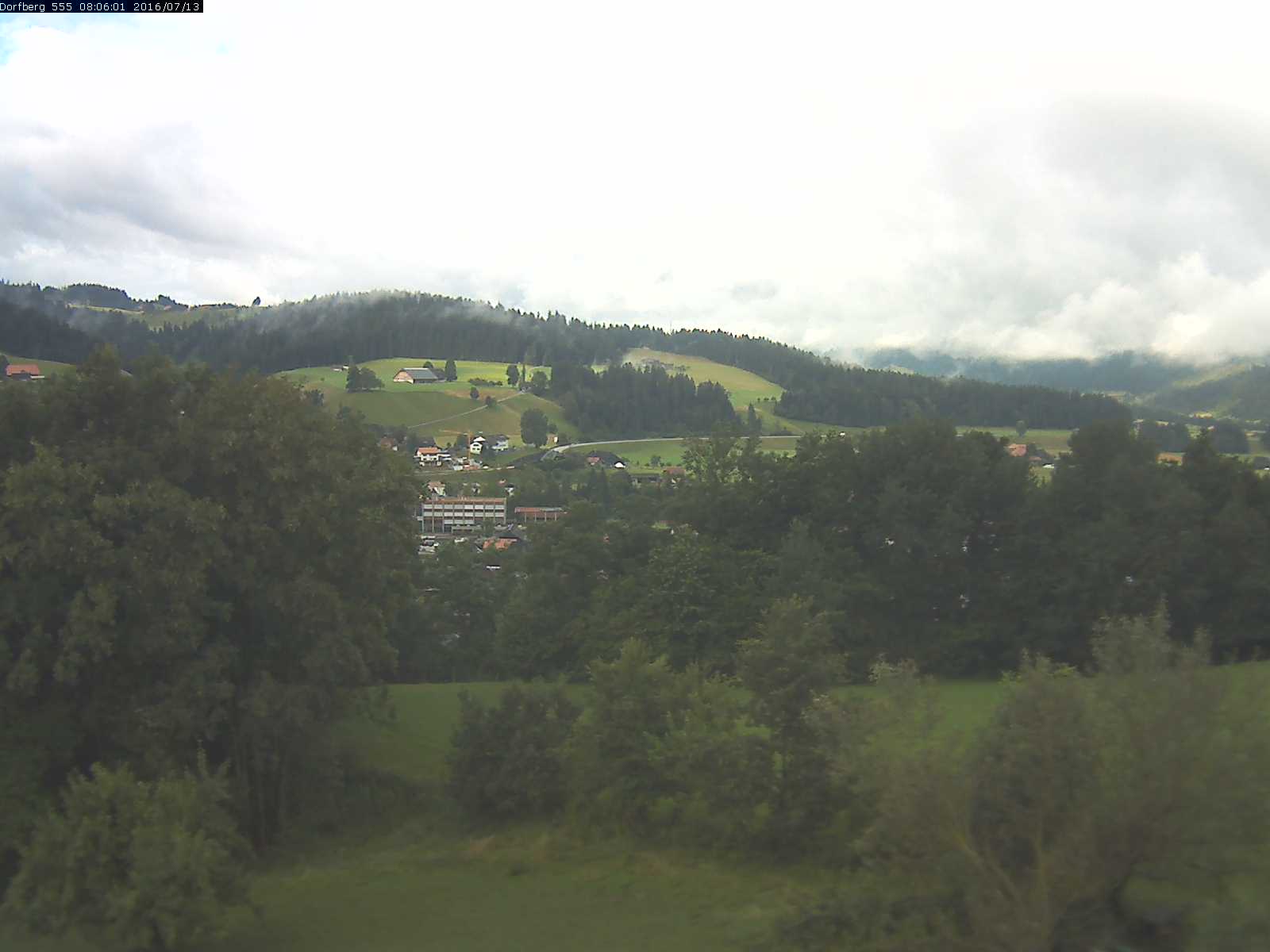 Webcam-Bild: Aussicht vom Dorfberg in Langnau 20160713-080601
