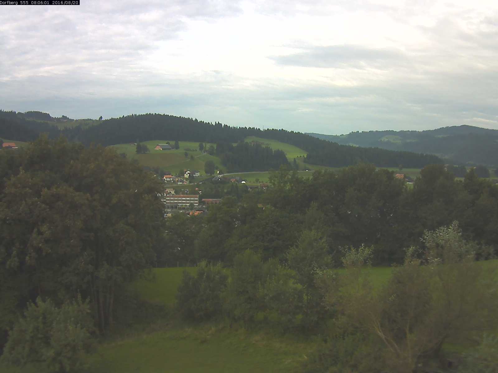 Webcam-Bild: Aussicht vom Dorfberg in Langnau 20160820-080601