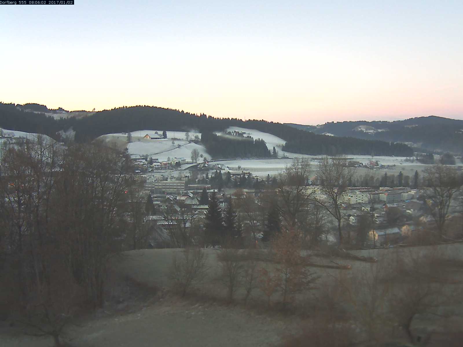 Webcam-Bild: Aussicht vom Dorfberg in Langnau 20170102-080601