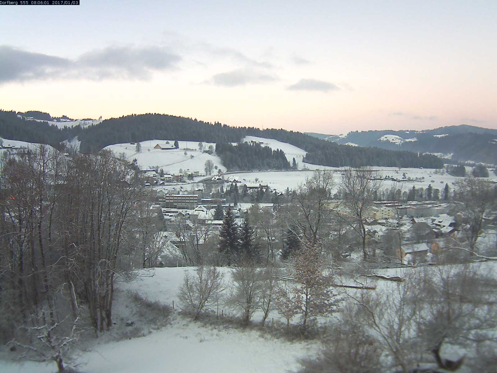 Webcam-Bild: Aussicht vom Dorfberg in Langnau 20170103-080601