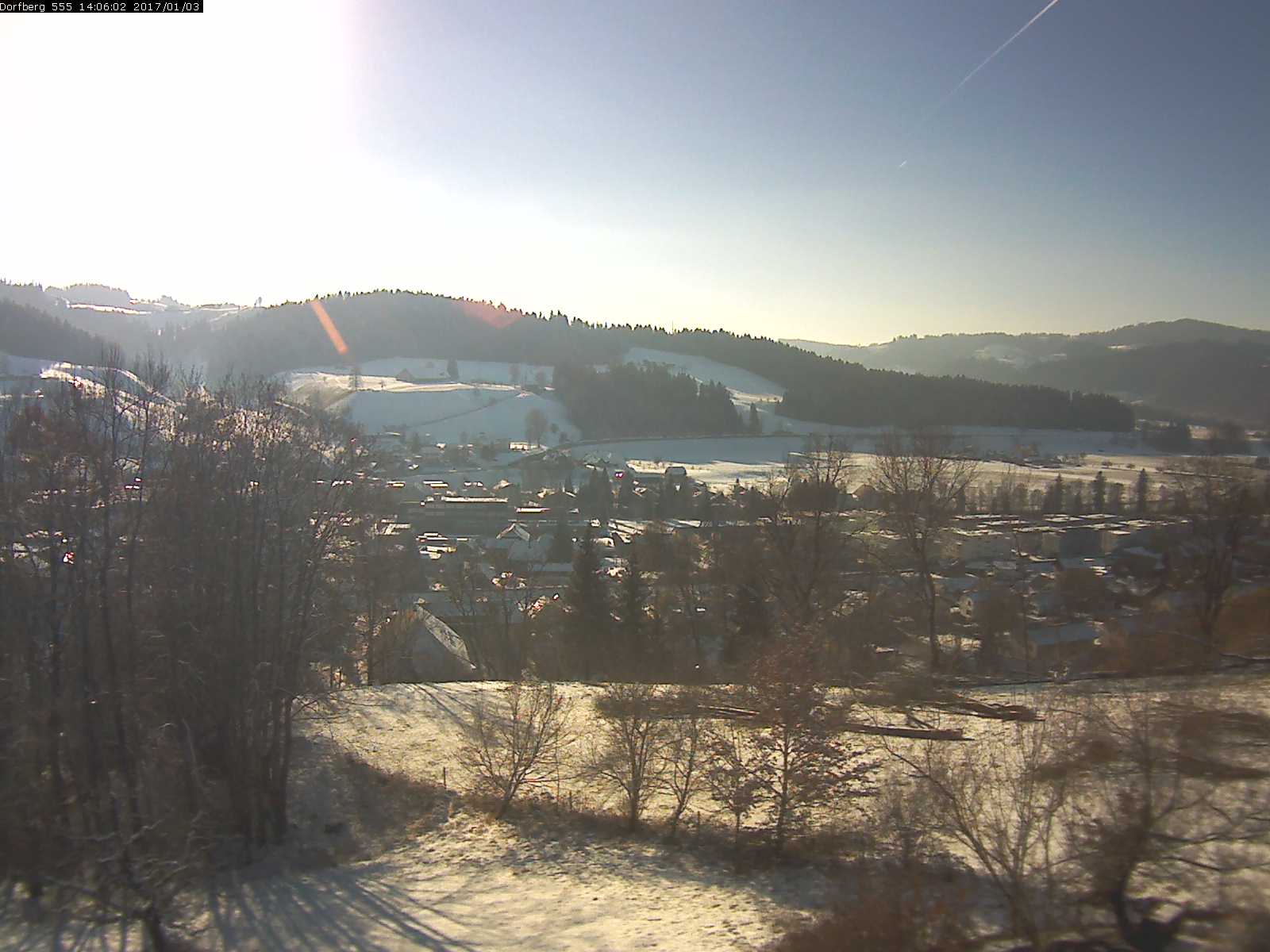 Webcam-Bild: Aussicht vom Dorfberg in Langnau 20170103-140601