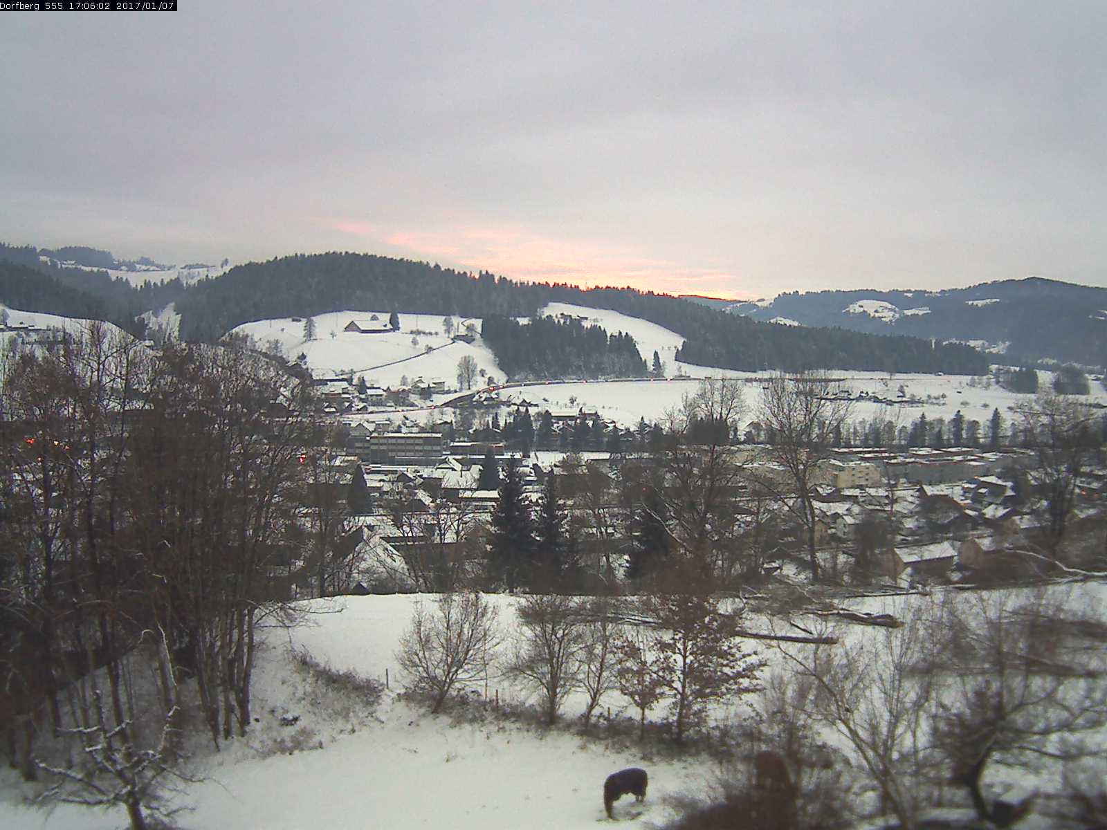 Webcam-Bild: Aussicht vom Dorfberg in Langnau 20170107-170601