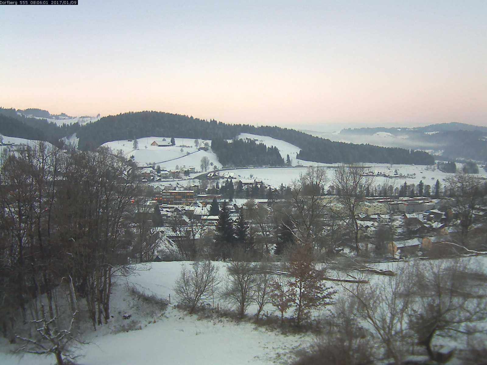 Webcam-Bild: Aussicht vom Dorfberg in Langnau 20170109-080601