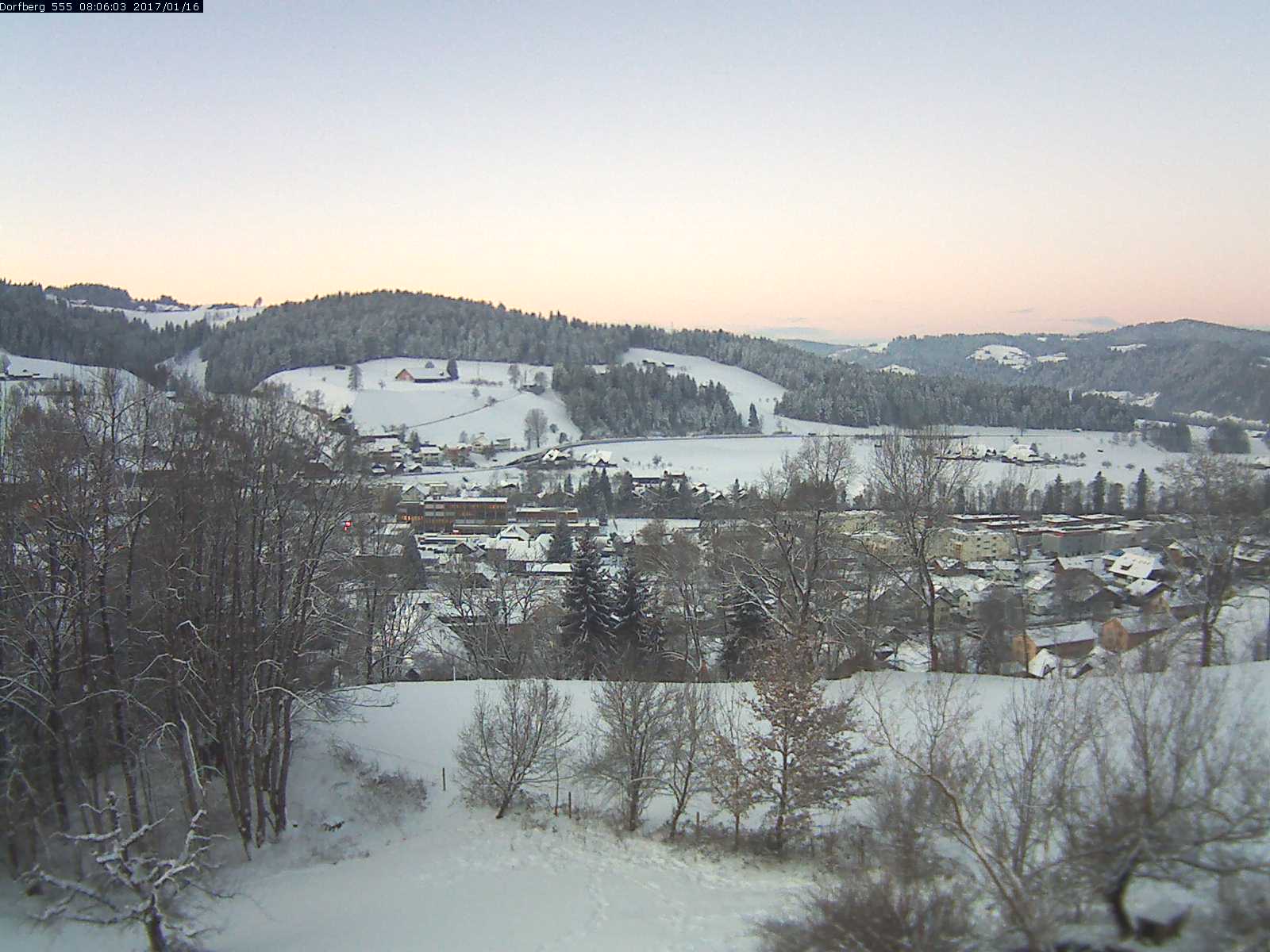 Webcam-Bild: Aussicht vom Dorfberg in Langnau 20170116-080601