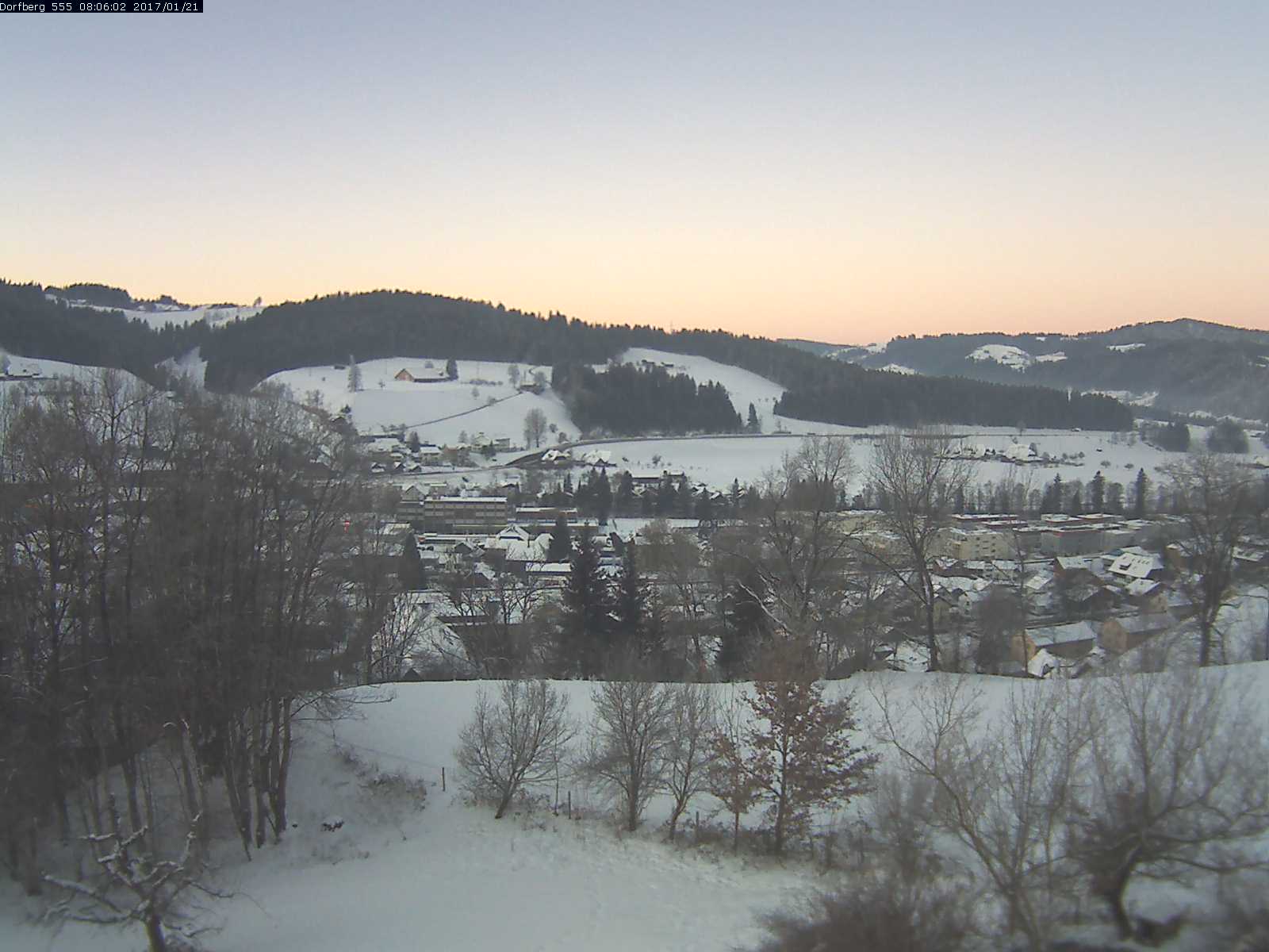 Webcam-Bild: Aussicht vom Dorfberg in Langnau 20170121-080601