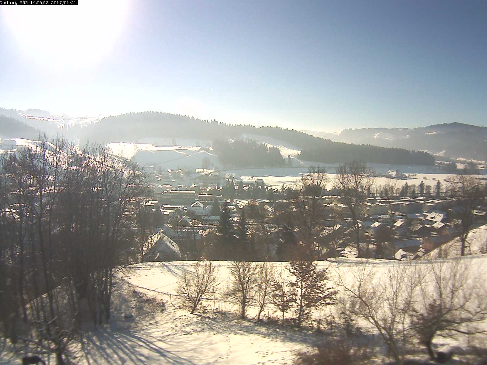 Webcam-Bild: Aussicht vom Dorfberg in Langnau 20170121-140601