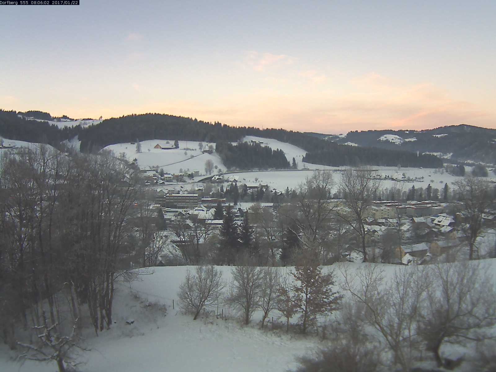 Webcam-Bild: Aussicht vom Dorfberg in Langnau 20170122-080601
