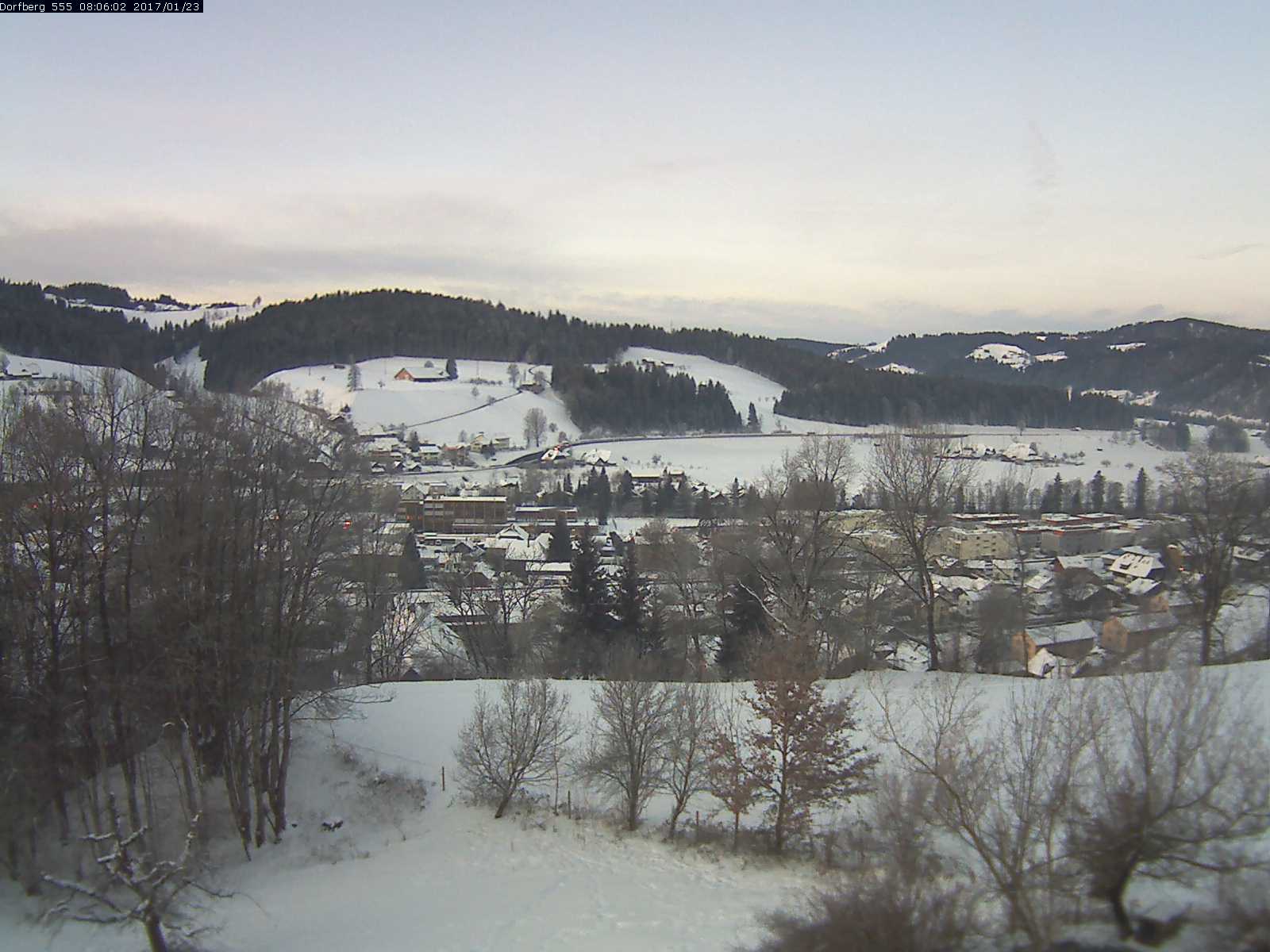 Webcam-Bild: Aussicht vom Dorfberg in Langnau 20170123-080601