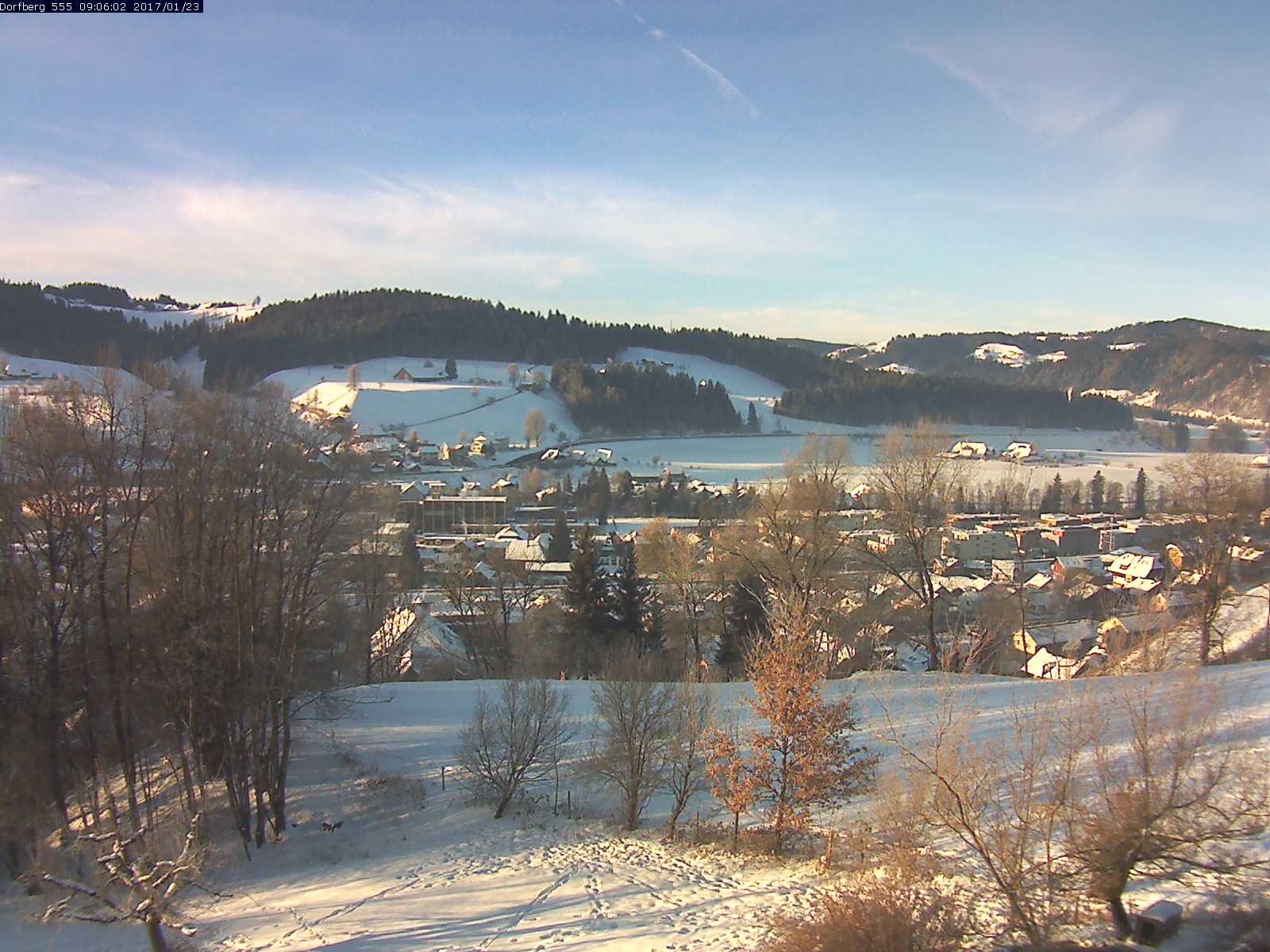 Webcam-Bild: Aussicht vom Dorfberg in Langnau 20170123-090601