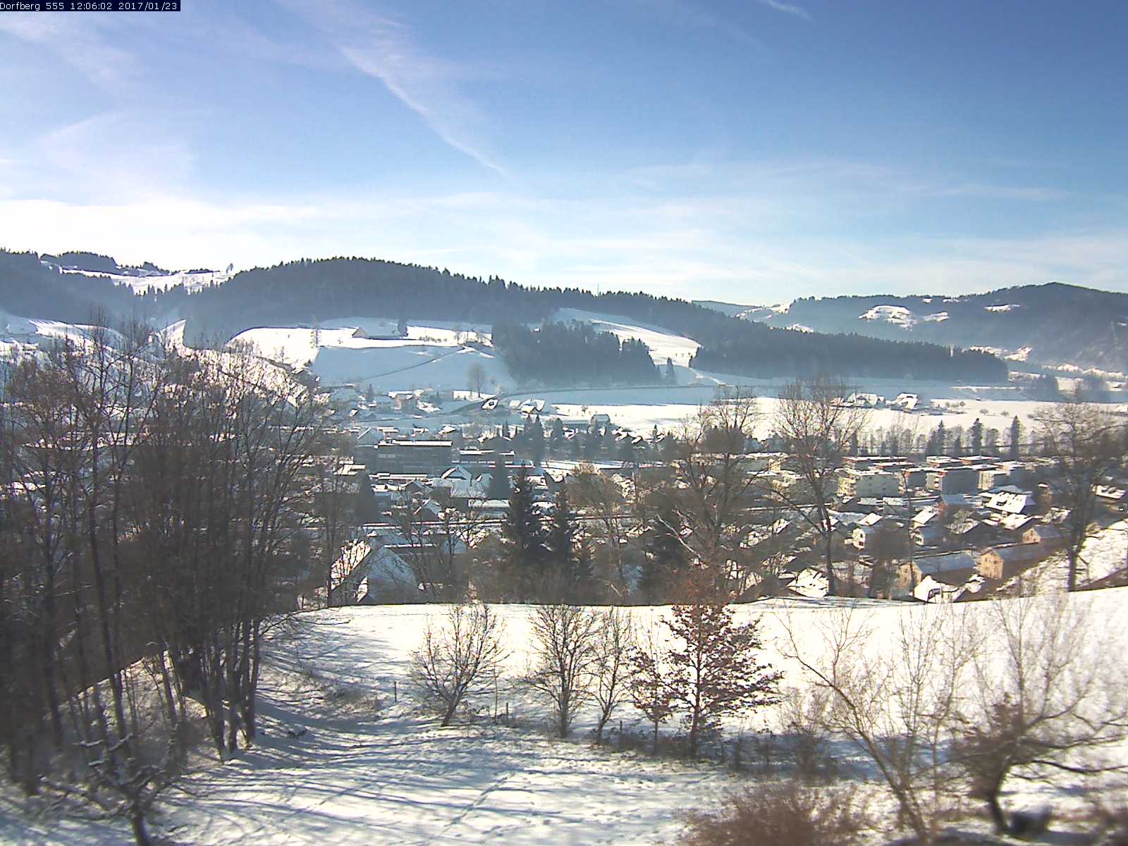 Webcam-Bild: Aussicht vom Dorfberg in Langnau 20170123-120601