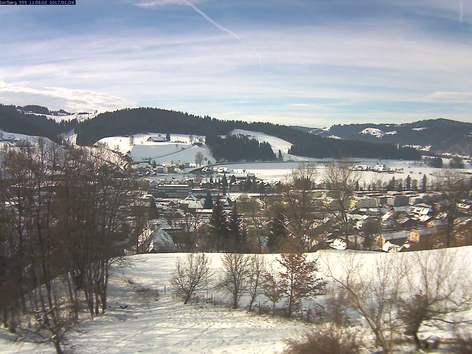 Webcam-Bild: Aussicht vom Dorfberg in Langnau 20170128-110601