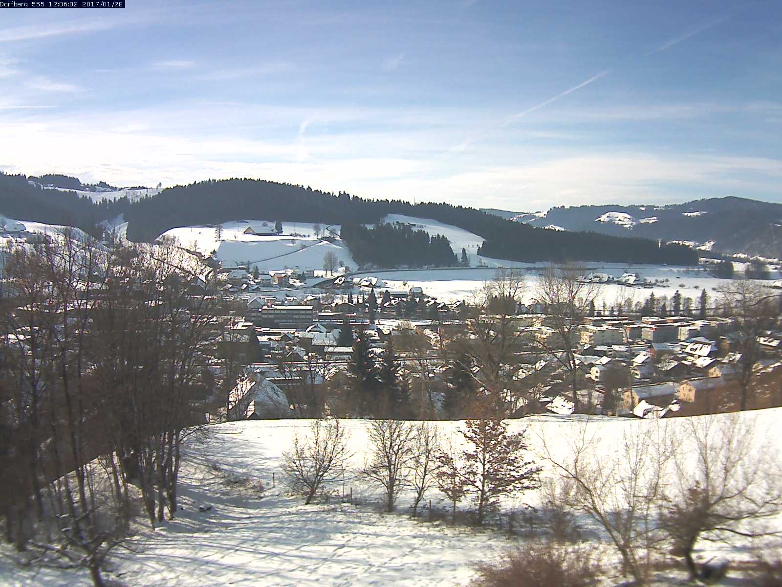 Webcam-Bild: Aussicht vom Dorfberg in Langnau 20170128-120601