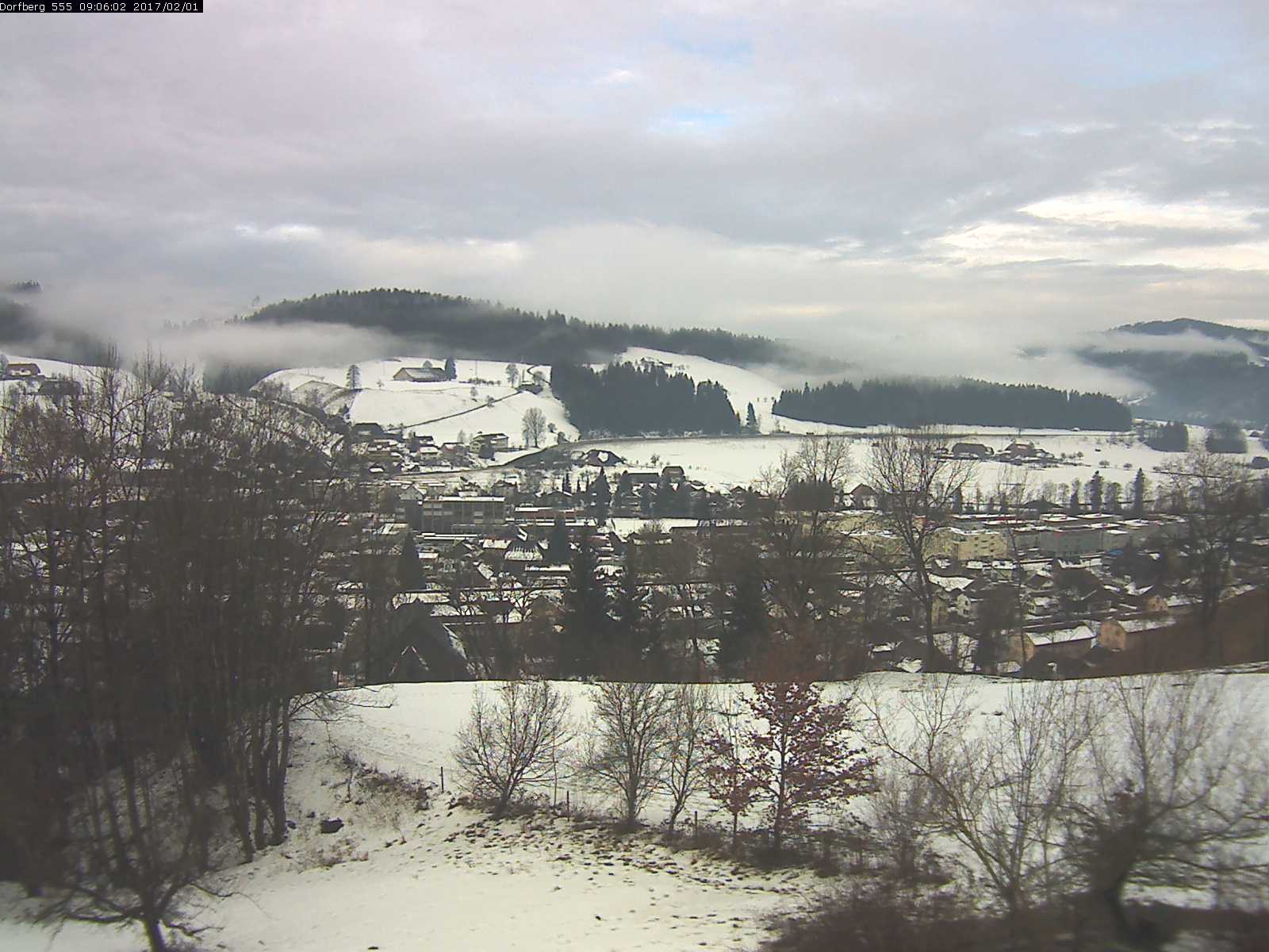 Webcam-Bild: Aussicht vom Dorfberg in Langnau 20170201-090601