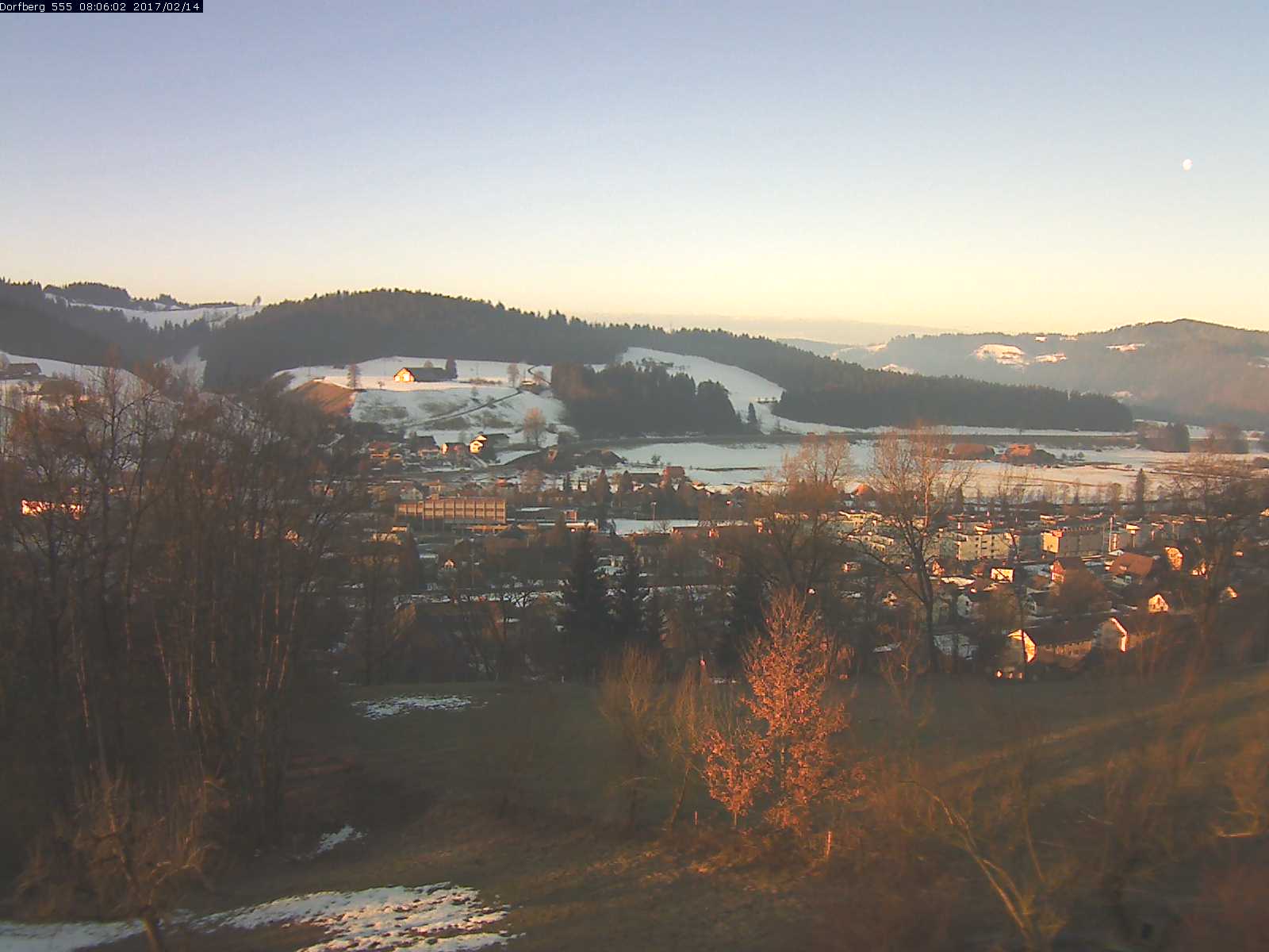 Webcam-Bild: Aussicht vom Dorfberg in Langnau 20170214-080602