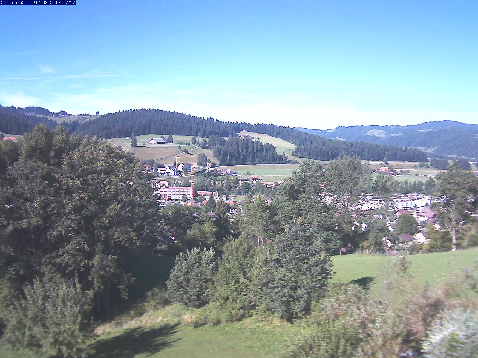 Webcam-Bild: Aussicht vom Dorfberg in Langnau 20170717-090601