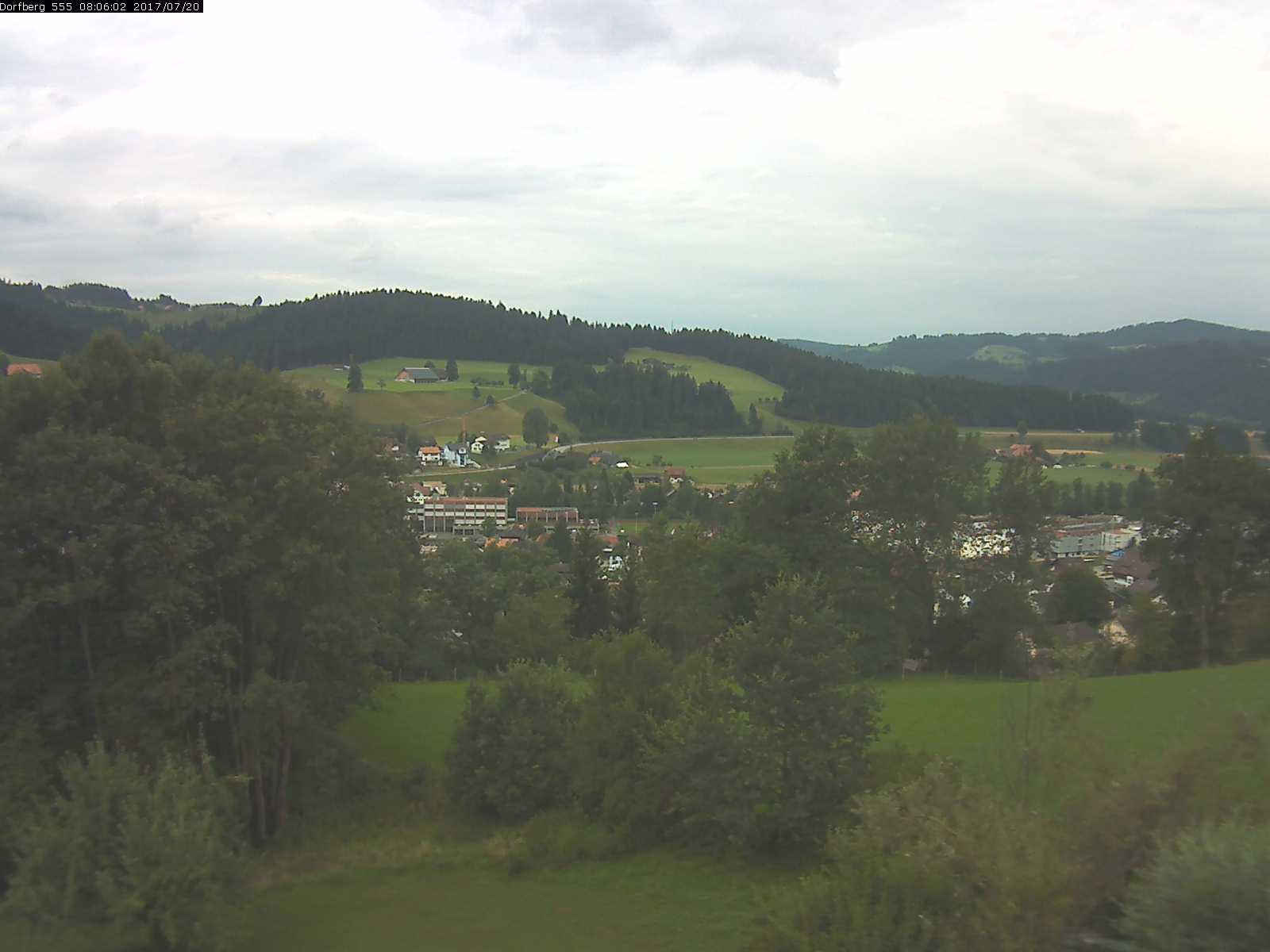Webcam-Bild: Aussicht vom Dorfberg in Langnau 20170720-080601