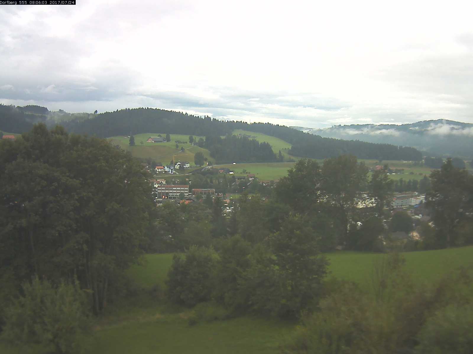 Webcam-Bild: Aussicht vom Dorfberg in Langnau 20170724-080601