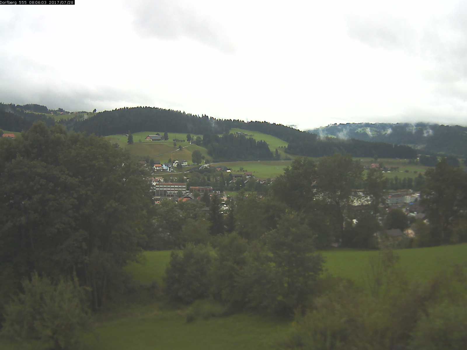 Webcam-Bild: Aussicht vom Dorfberg in Langnau 20170728-080601