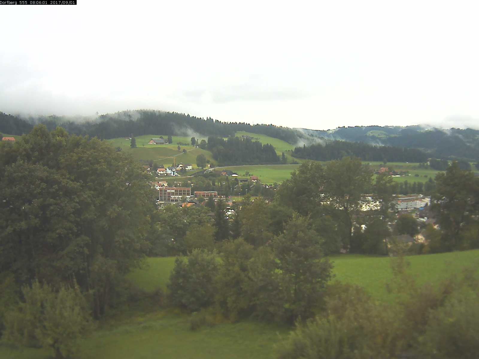 Webcam-Bild: Aussicht vom Dorfberg in Langnau 20170901-080601