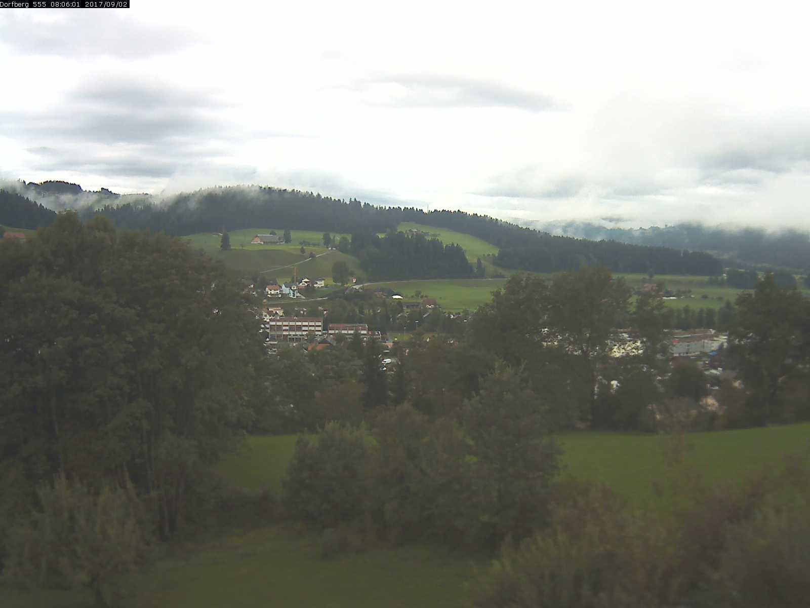 Webcam-Bild: Aussicht vom Dorfberg in Langnau 20170902-080601