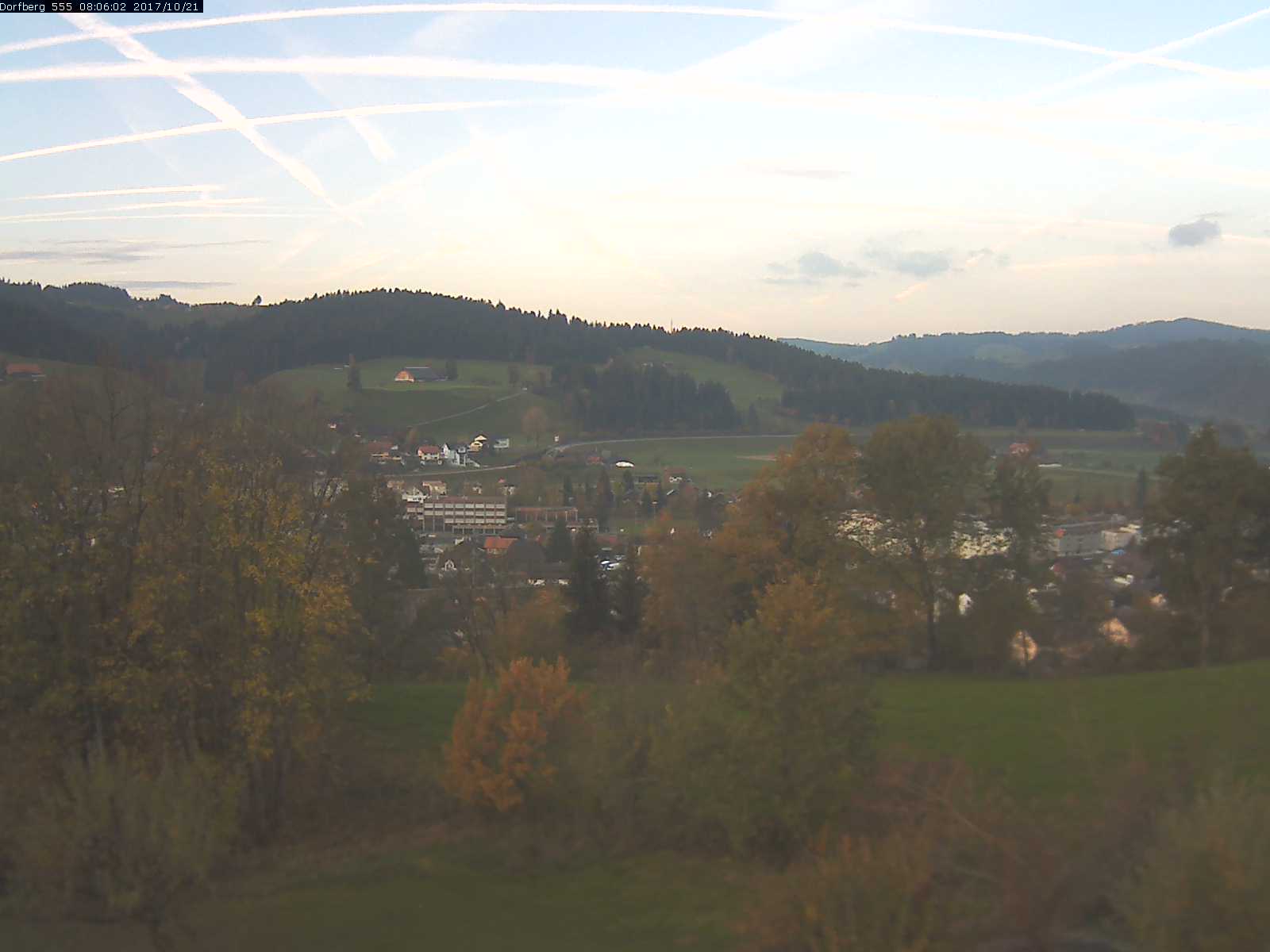 Webcam-Bild: Aussicht vom Dorfberg in Langnau 20171021-080601