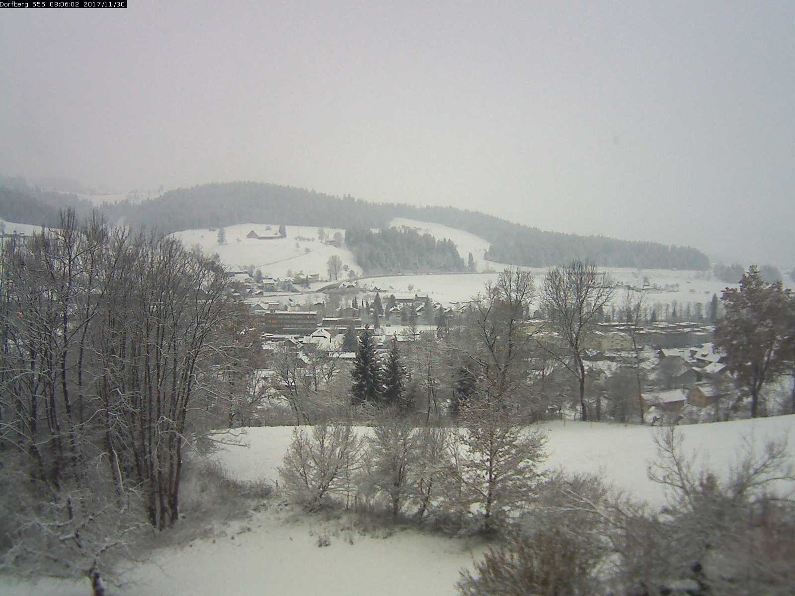 Webcam-Bild: Aussicht vom Dorfberg in Langnau 20171130-080601