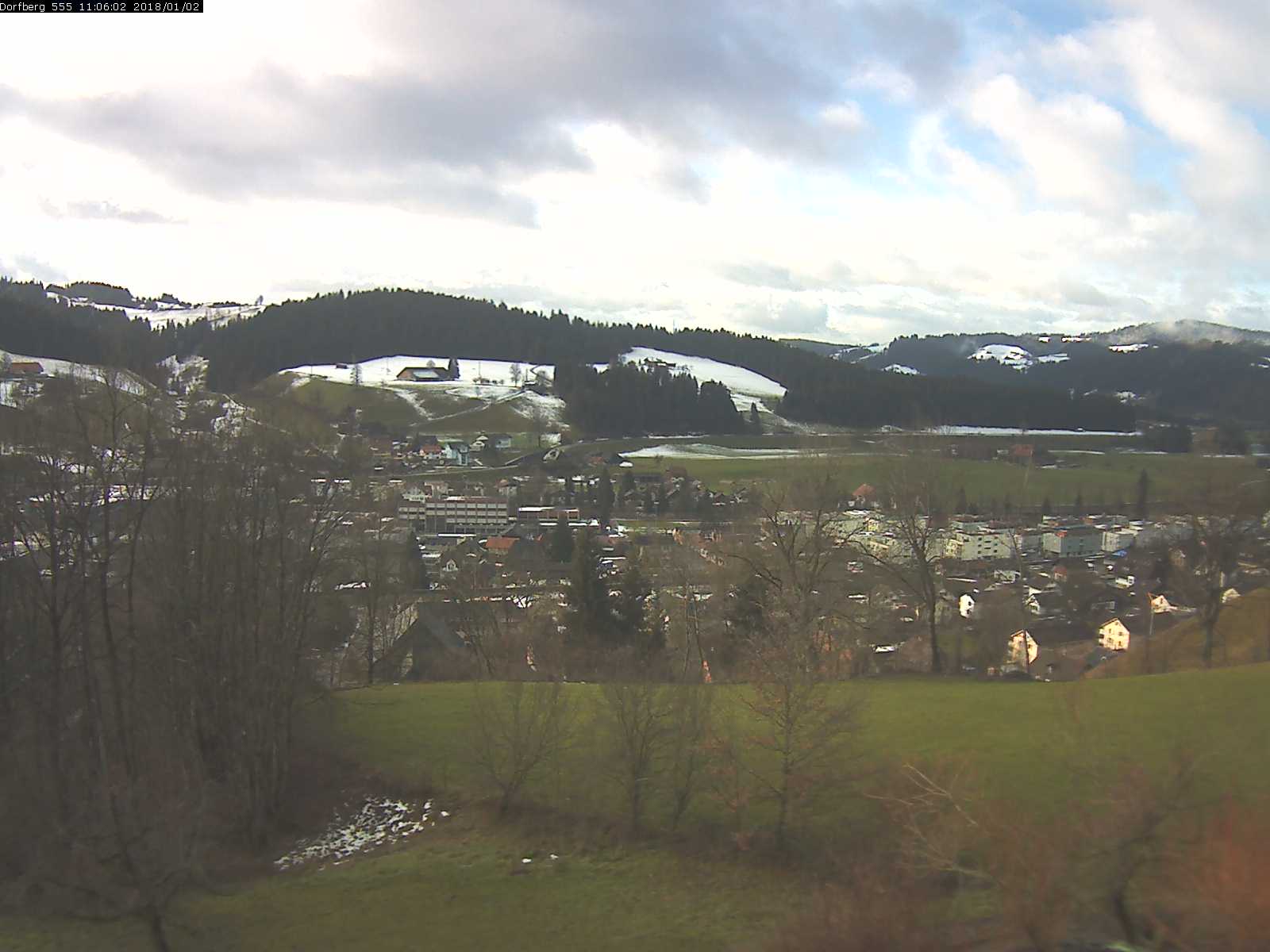 Webcam-Bild: Aussicht vom Dorfberg in Langnau 20180102-110601