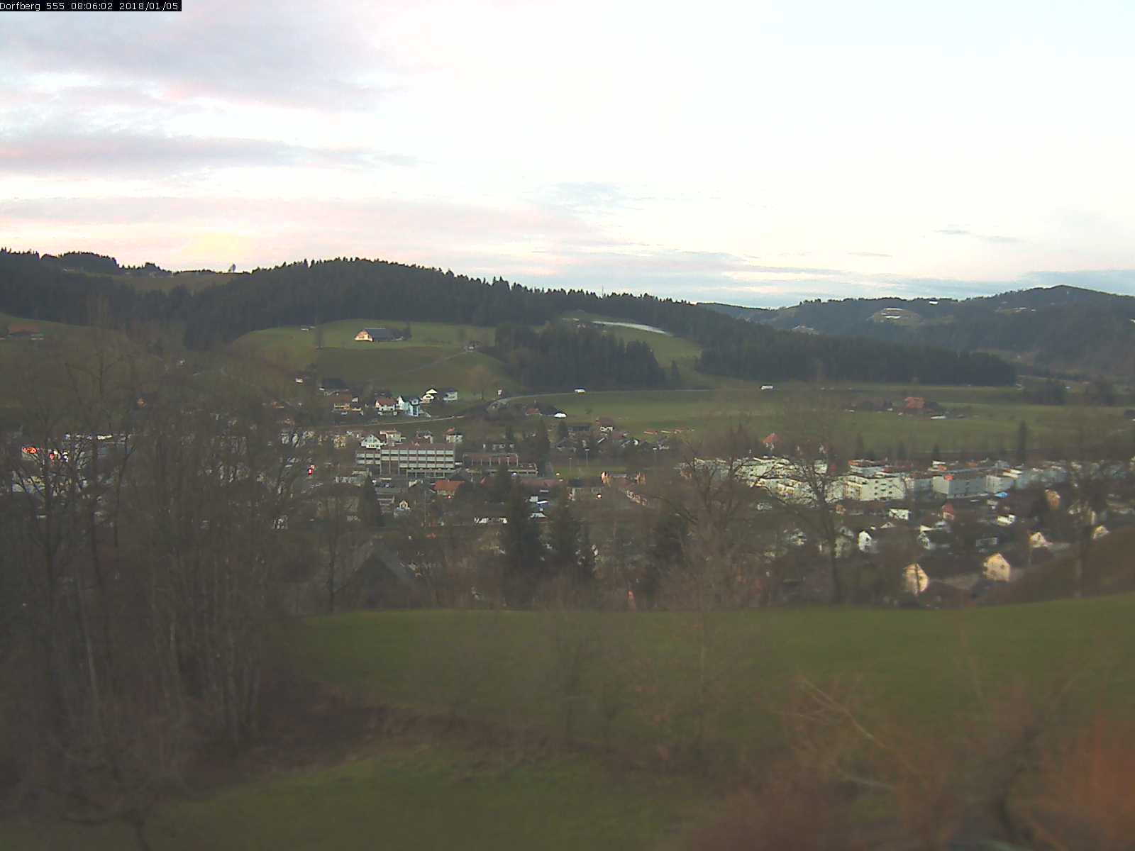 Webcam-Bild: Aussicht vom Dorfberg in Langnau 20180105-080601