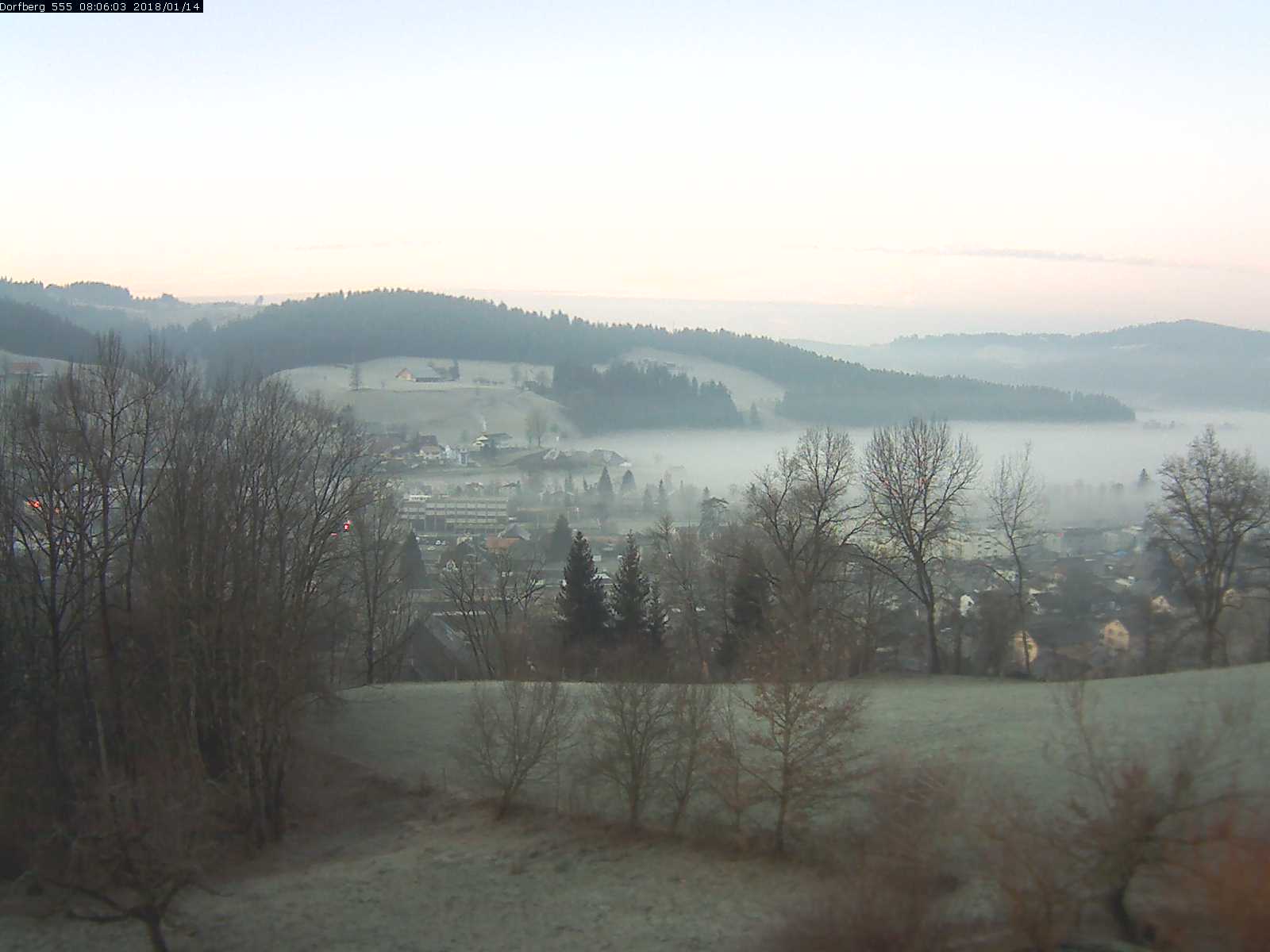 Webcam-Bild: Aussicht vom Dorfberg in Langnau 20180114-080601