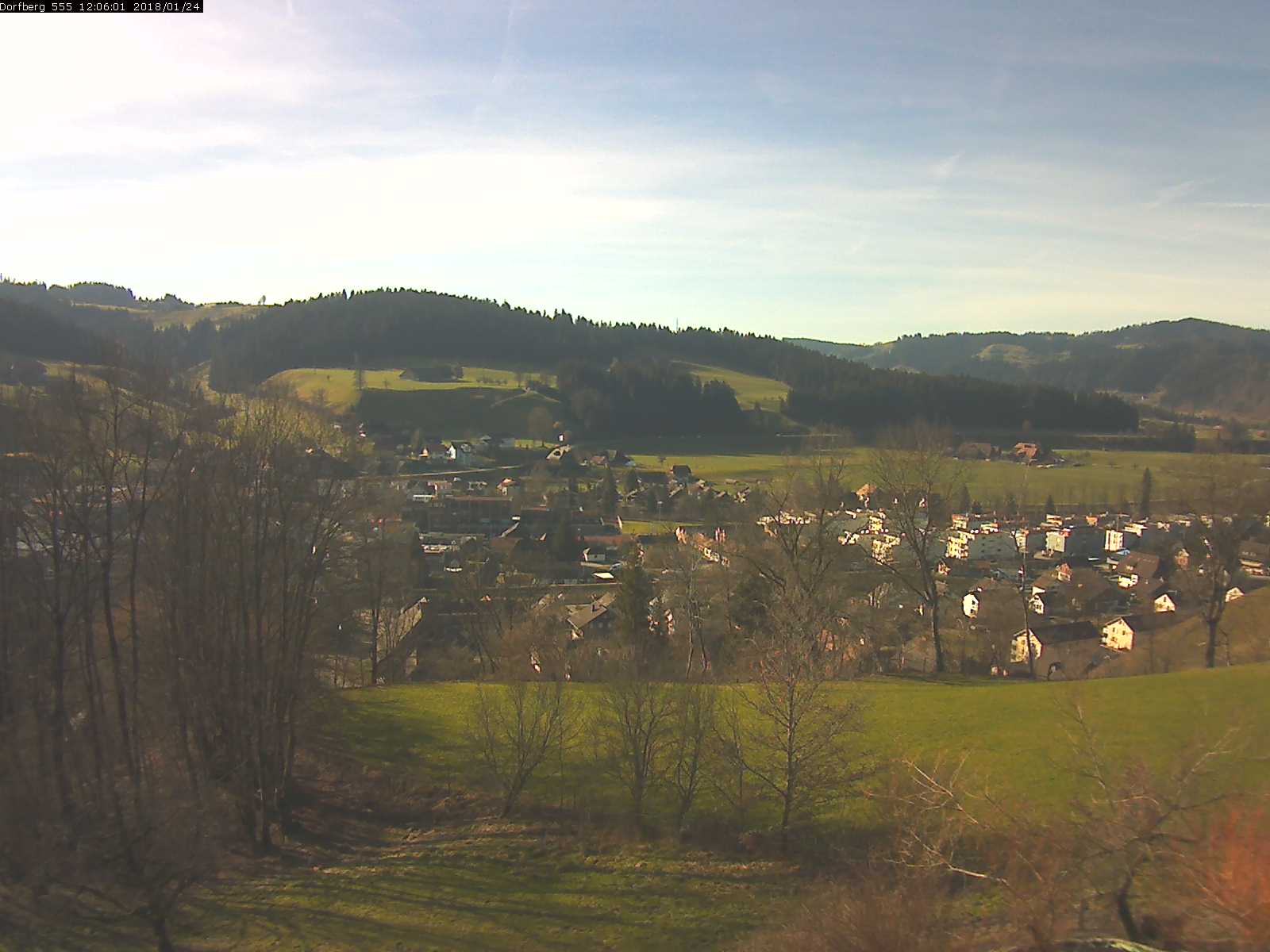 Webcam-Bild: Aussicht vom Dorfberg in Langnau 20180124-120601