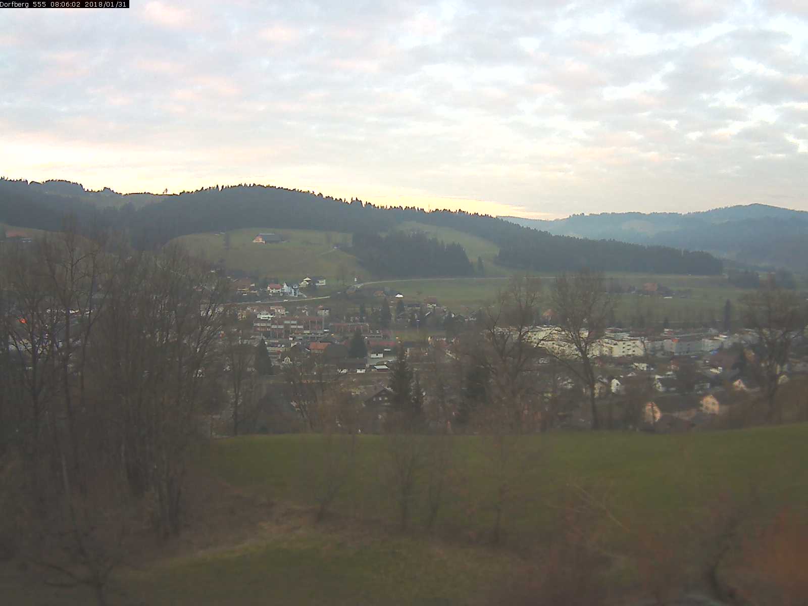 Webcam-Bild: Aussicht vom Dorfberg in Langnau 20180131-080601