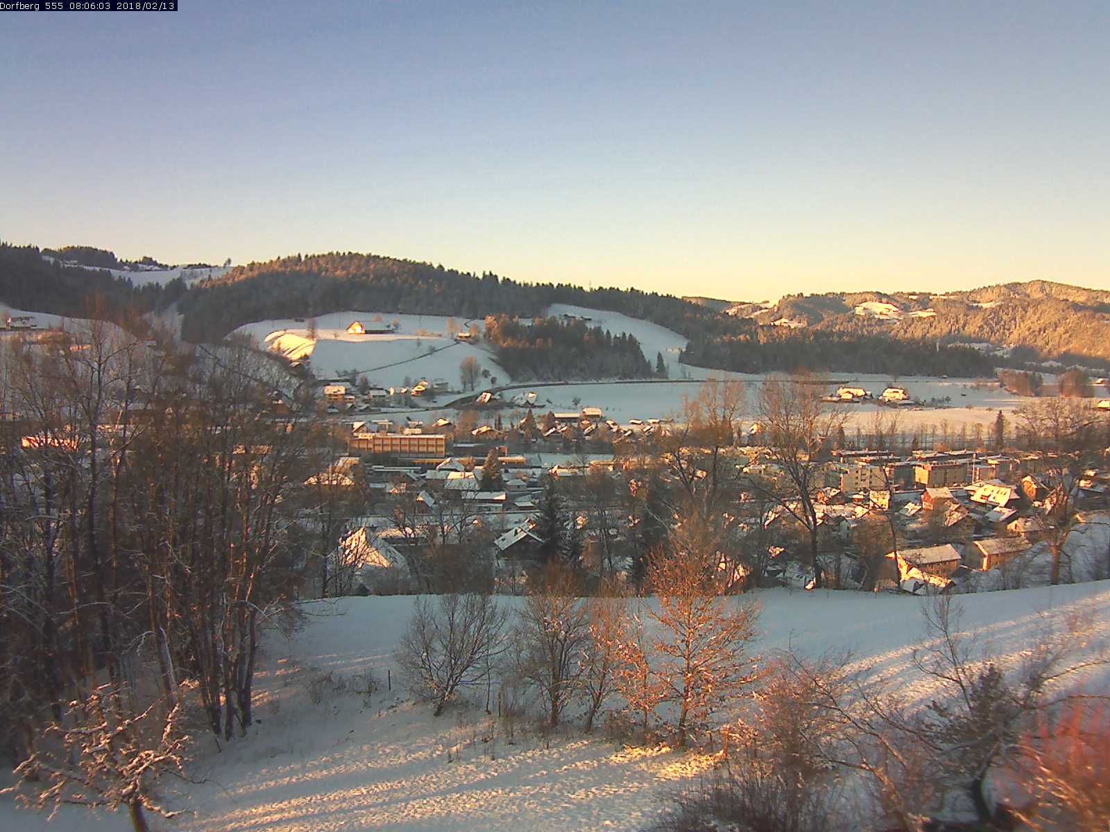 Webcam-Bild: Aussicht vom Dorfberg in Langnau 20180213-080601
