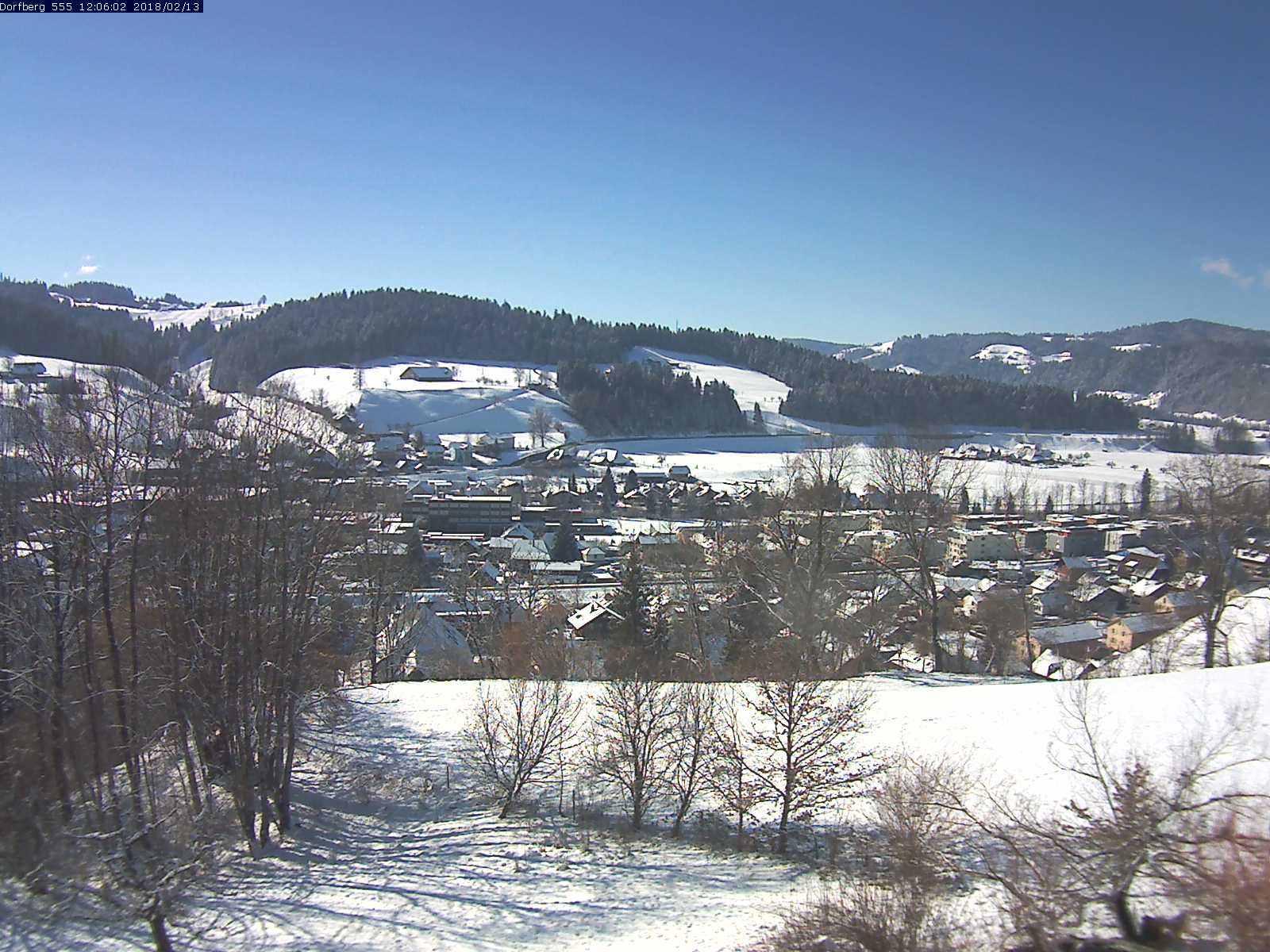 Webcam-Bild: Aussicht vom Dorfberg in Langnau 20180213-120601
