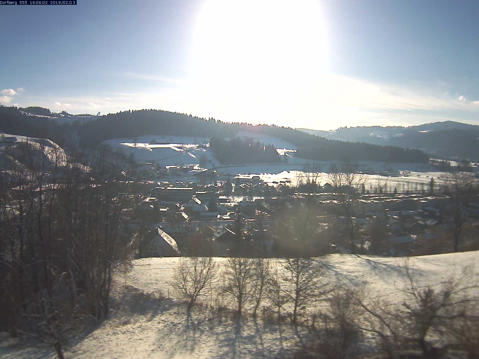 Webcam-Bild: Aussicht vom Dorfberg in Langnau 20180213-160601